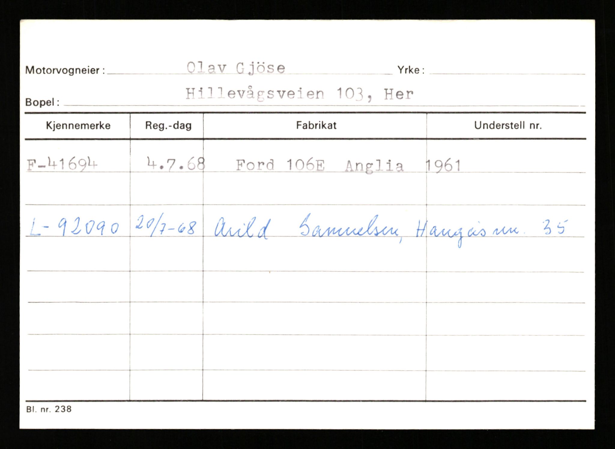 Stavanger trafikkstasjon, AV/SAST-A-101942/0/G/L0006: Registreringsnummer: 34250 - 49007, 1930-1971, p. 1991