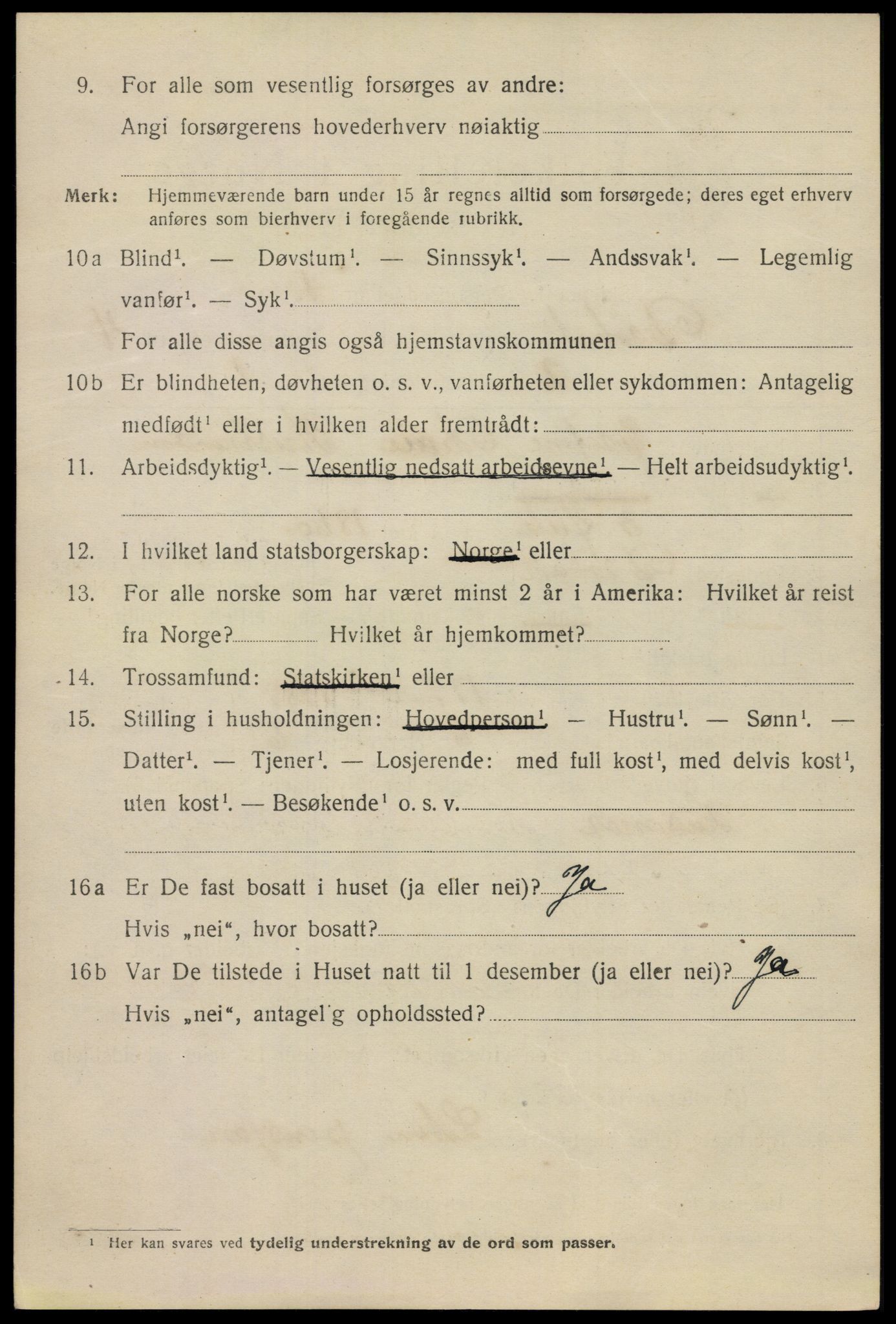 SAO, 1920 census for Drøbak, 1920, p. 4404