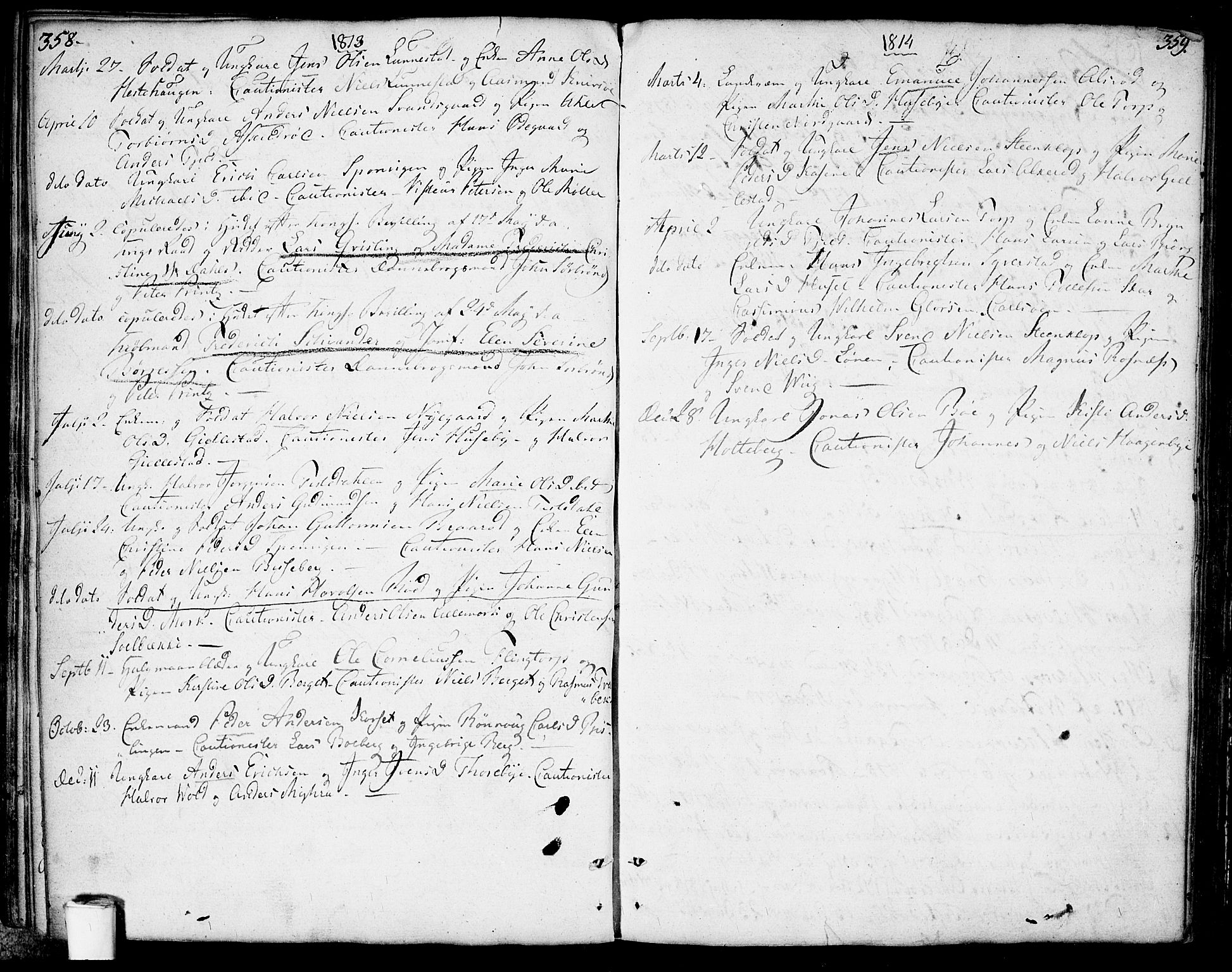 Berg prestekontor Kirkebøker, AV/SAO-A-10902/F/Fa/L0001: Parish register (official) no. I 1, 1770-1814, p. 358-359