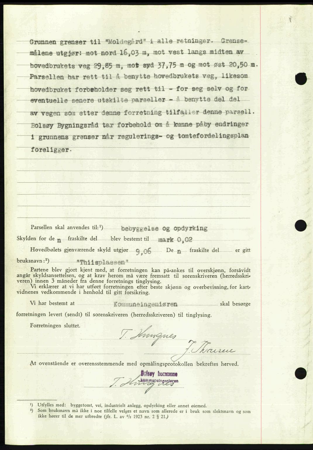 Romsdal sorenskriveri, AV/SAT-A-4149/1/2/2C: Mortgage book no. A20, 1946-1946, Diary no: : 986/1946