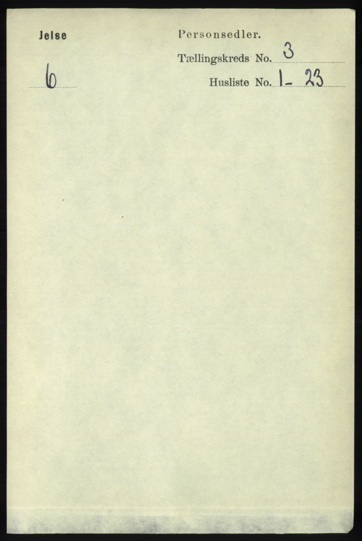 RA, 1891 census for 1138 Jelsa, 1891, p. 376