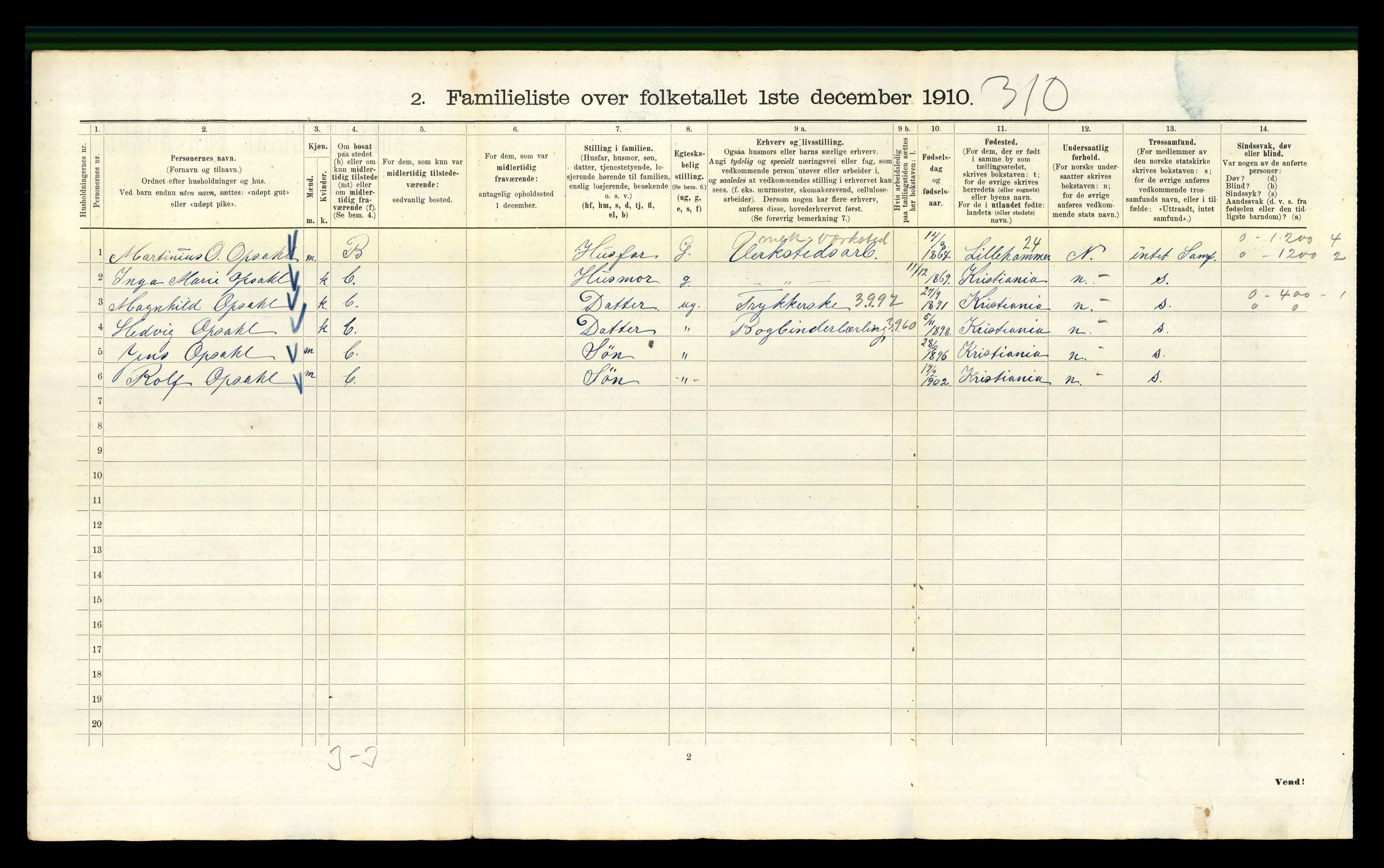 RA, 1910 census for Kristiania, 1910, p. 8770