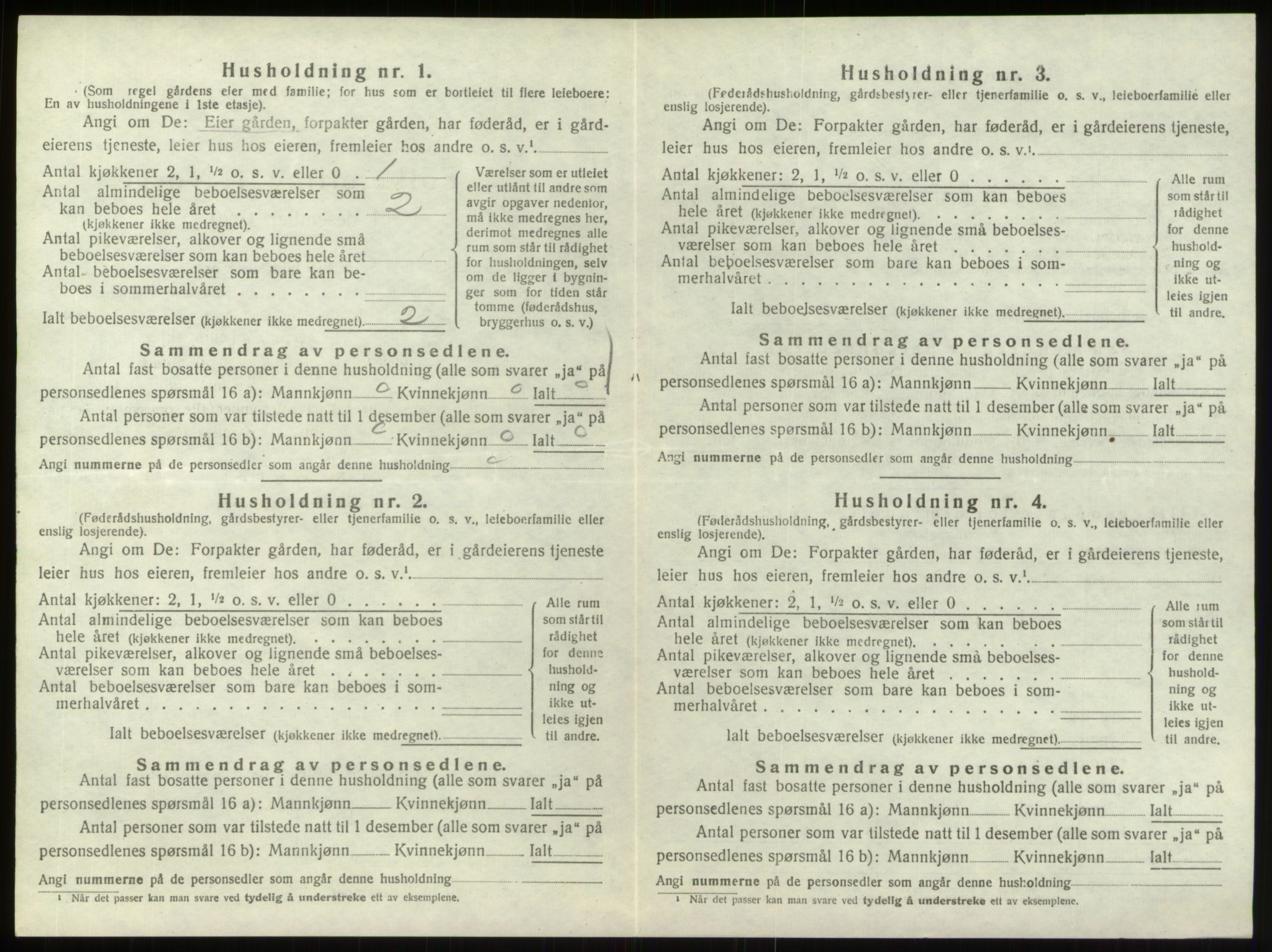 SAO, 1920 census for Hvaler, 1920, p. 741