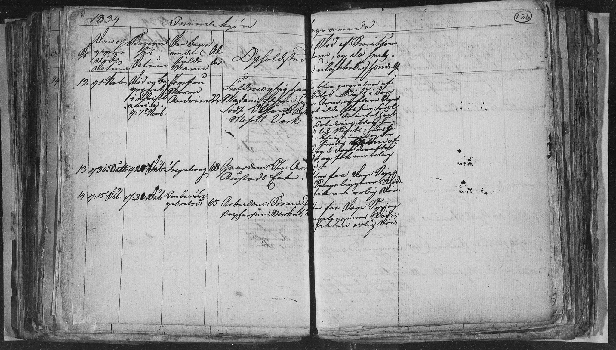 Siljan kirkebøker, AV/SAKO-A-300/G/Ga/L0001: Parish register (copy) no. 1, 1827-1847, p. 126