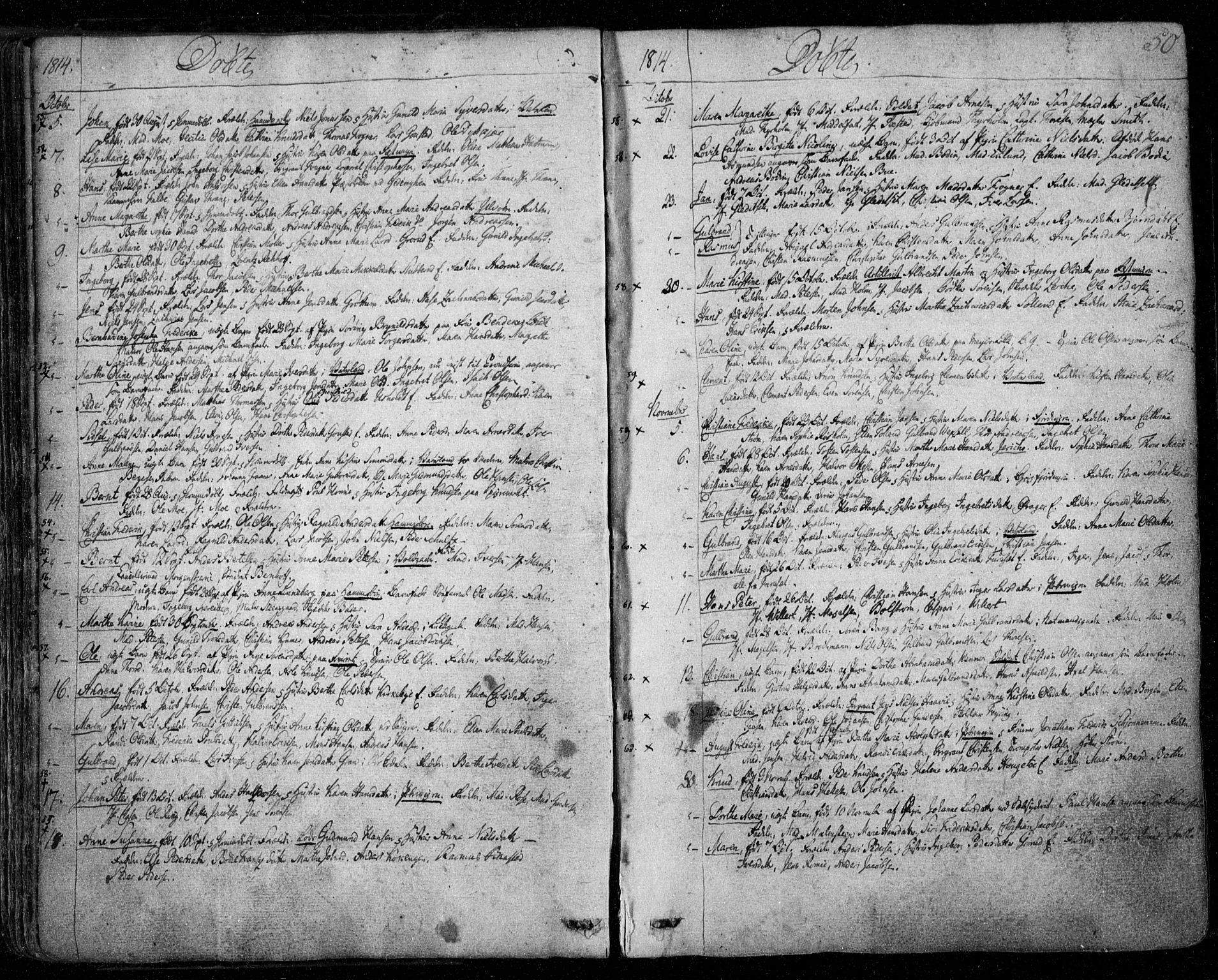 Aker prestekontor kirkebøker, SAO/A-10861/F/L0011: Parish register (official) no. 11, 1810-1819, p. 50