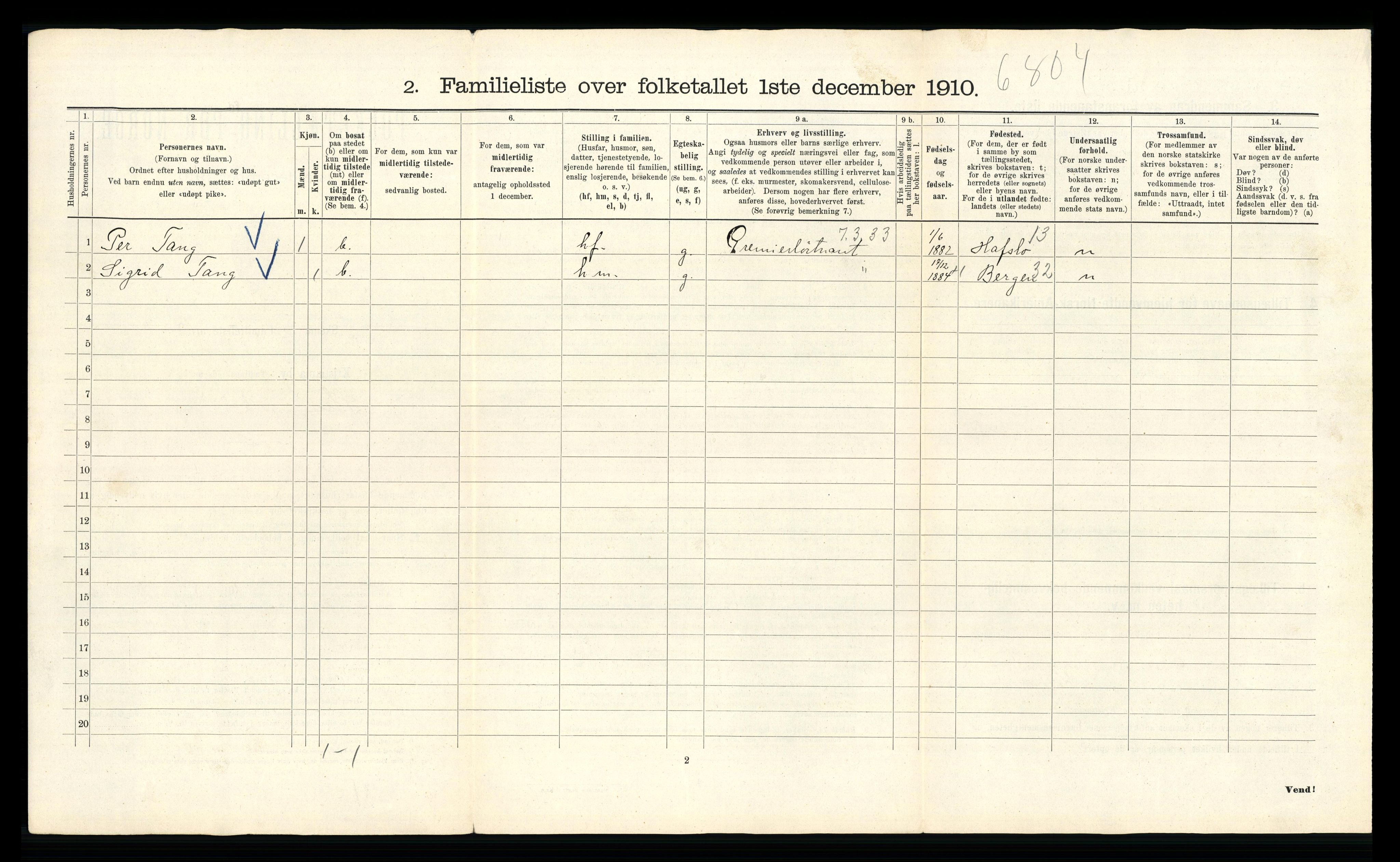 RA, 1910 census for Kristiania, 1910, p. 97898