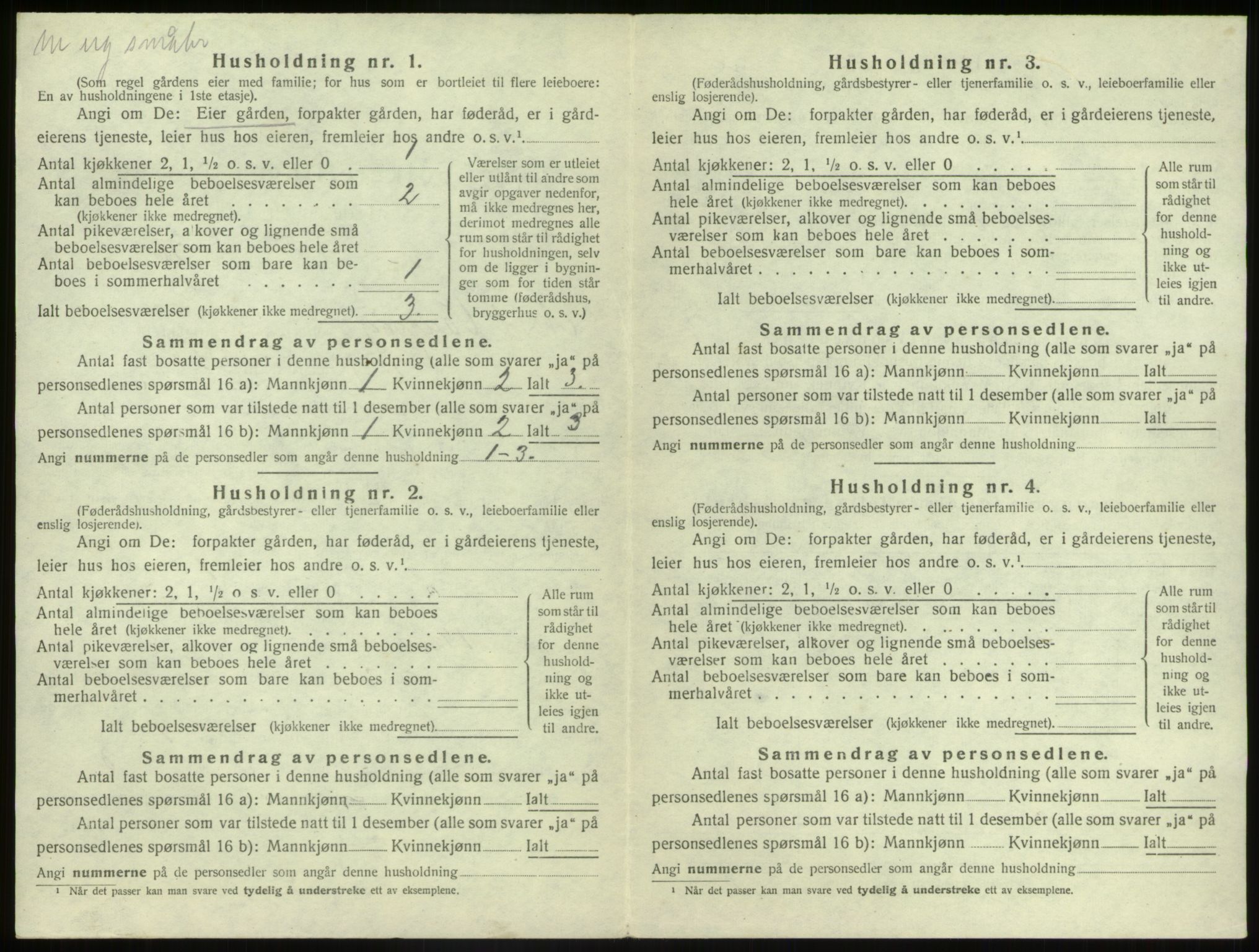 SAB, 1920 census for Nord-Vågsøy, 1920, p. 169