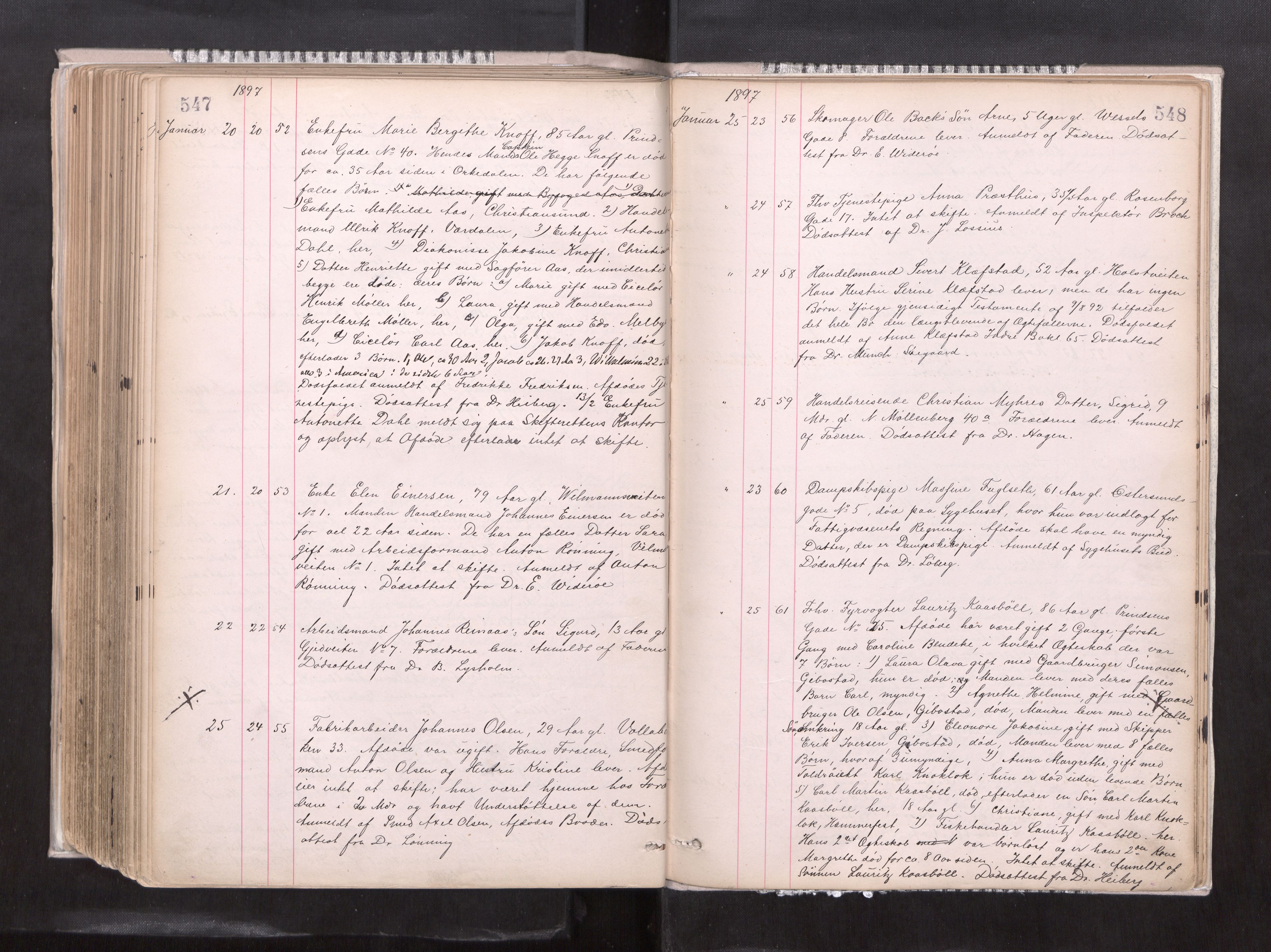 Trondheim byfogd, AV/SAT-A-0003/1/3/3L/L0004: Dødsanmeldelsesprotokoll, 1891-1897, p. 547-548