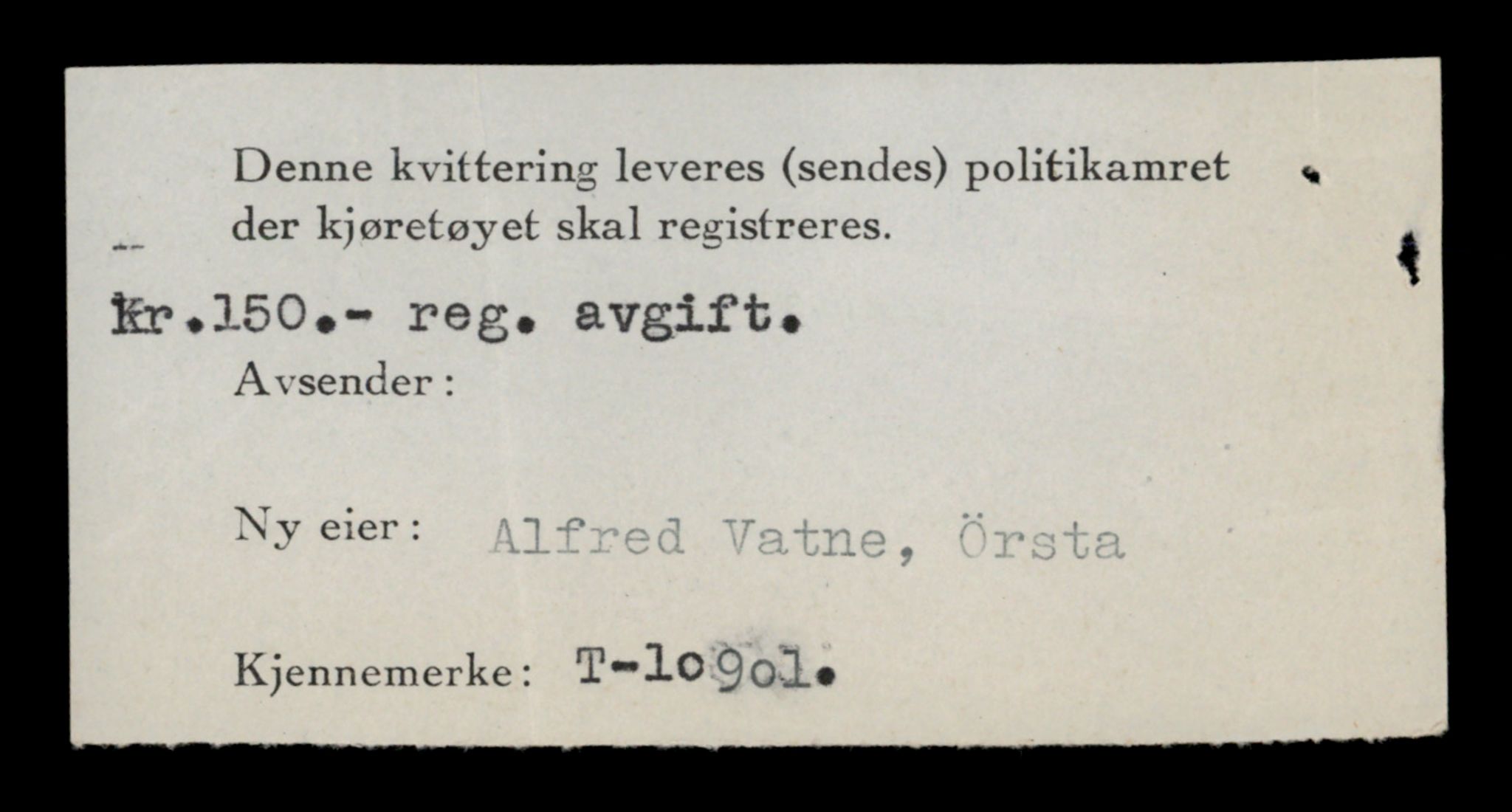Møre og Romsdal vegkontor - Ålesund trafikkstasjon, SAT/A-4099/F/Fe/L0024: Registreringskort for kjøretøy T 10810 - T 10930, 1927-1998, p. 2384