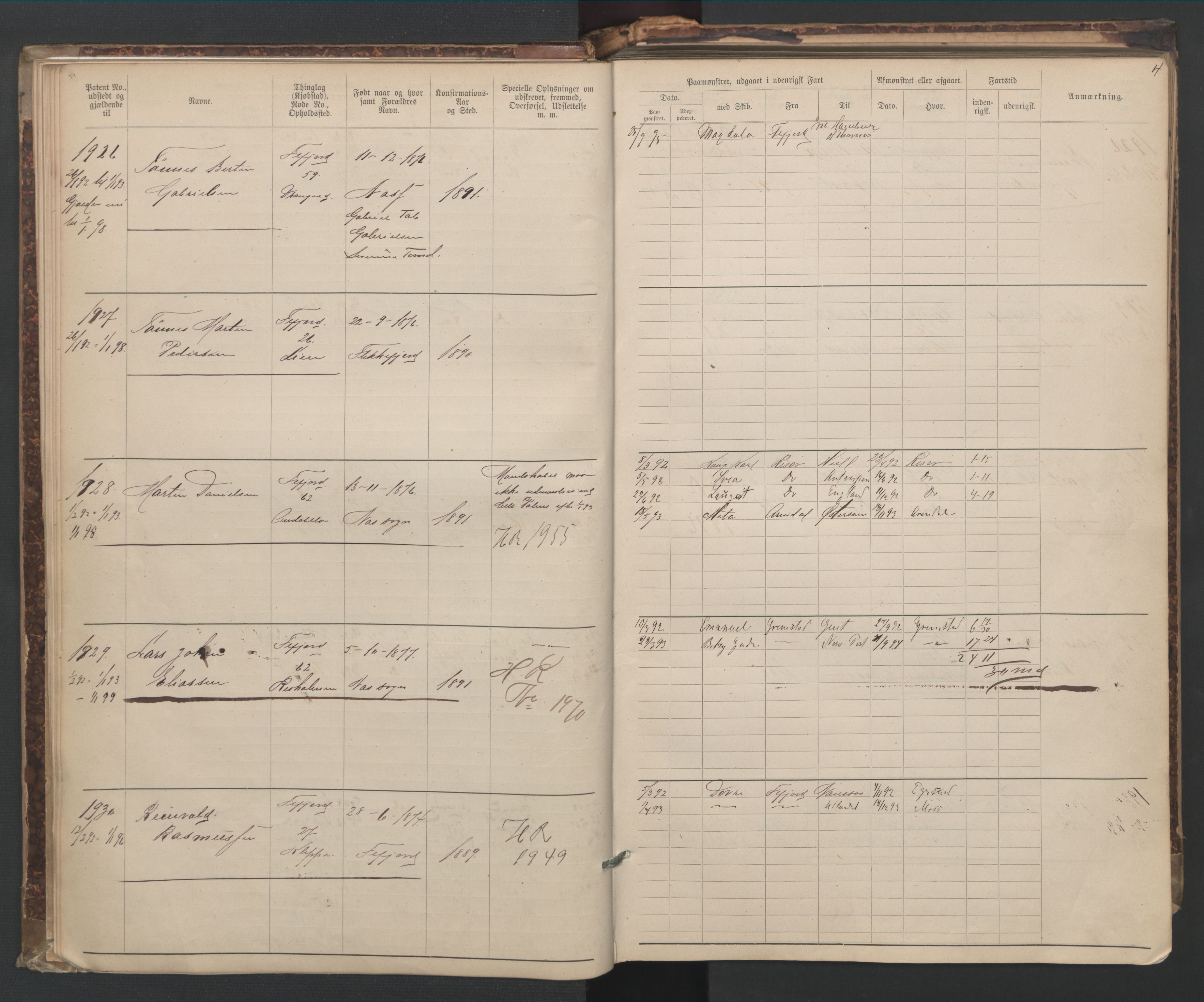 Flekkefjord mønstringskrets, AV/SAK-2031-0018/F/Fa/L0006: Annotasjonsrulle nr 1916-2964 med register, Æ-3, 1891-1948, p. 33