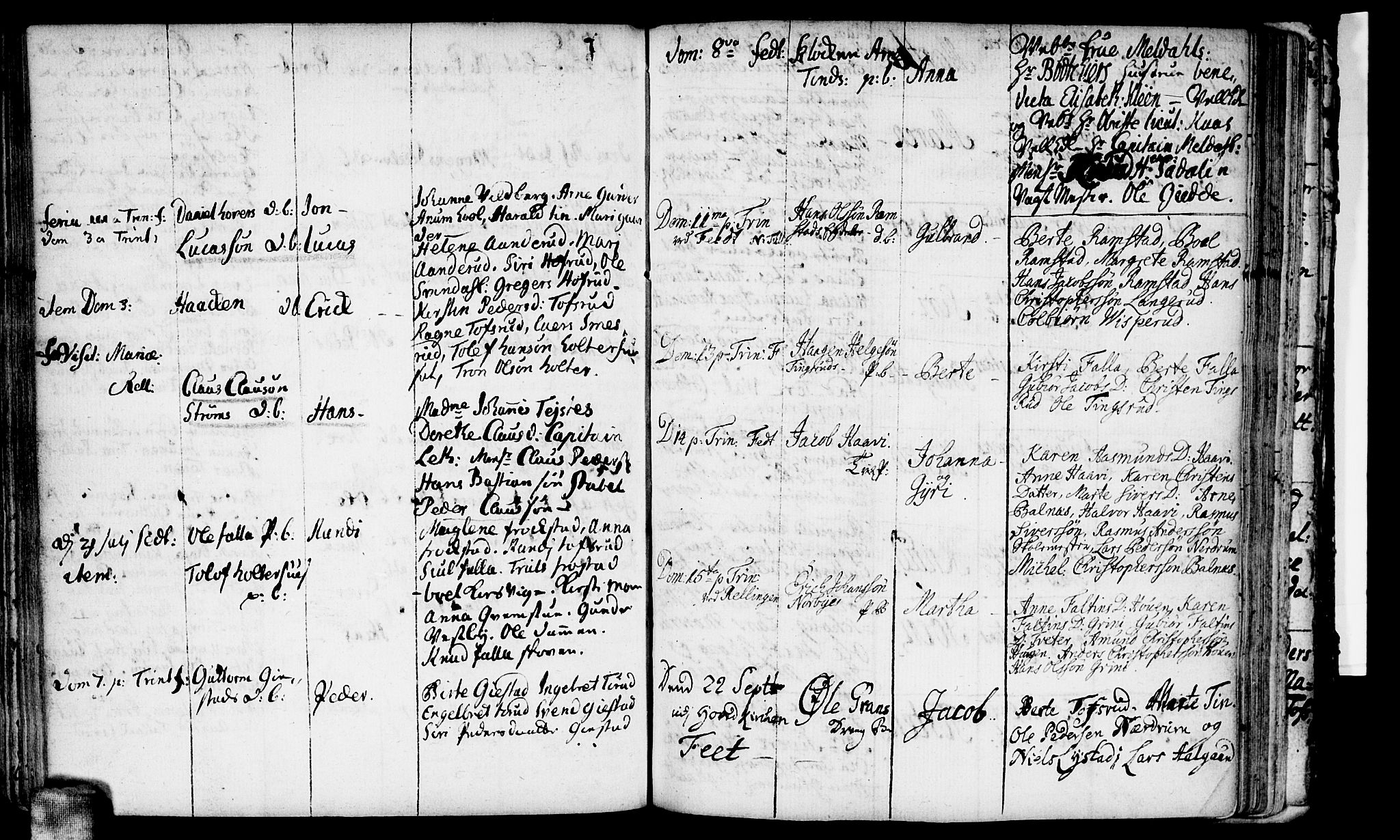 Fet prestekontor Kirkebøker, AV/SAO-A-10370a/F/Fa/L0001: Parish register (official) no. I 1, 1716-1751, p. 91