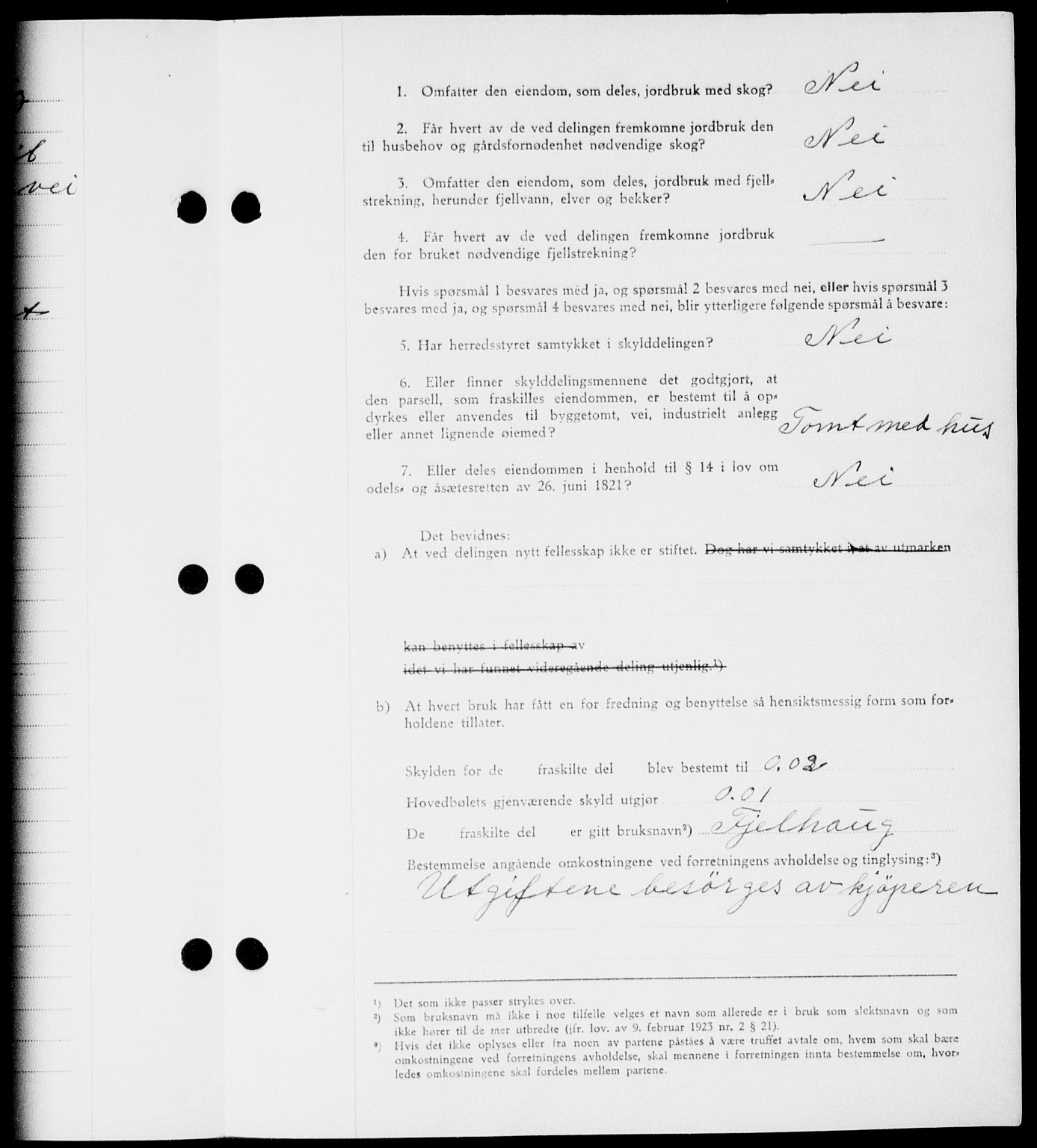 Onsøy sorenskriveri, AV/SAO-A-10474/G/Ga/Gab/L0015: Mortgage book no. II A-15, 1945-1946, Diary no: : 1430/1945