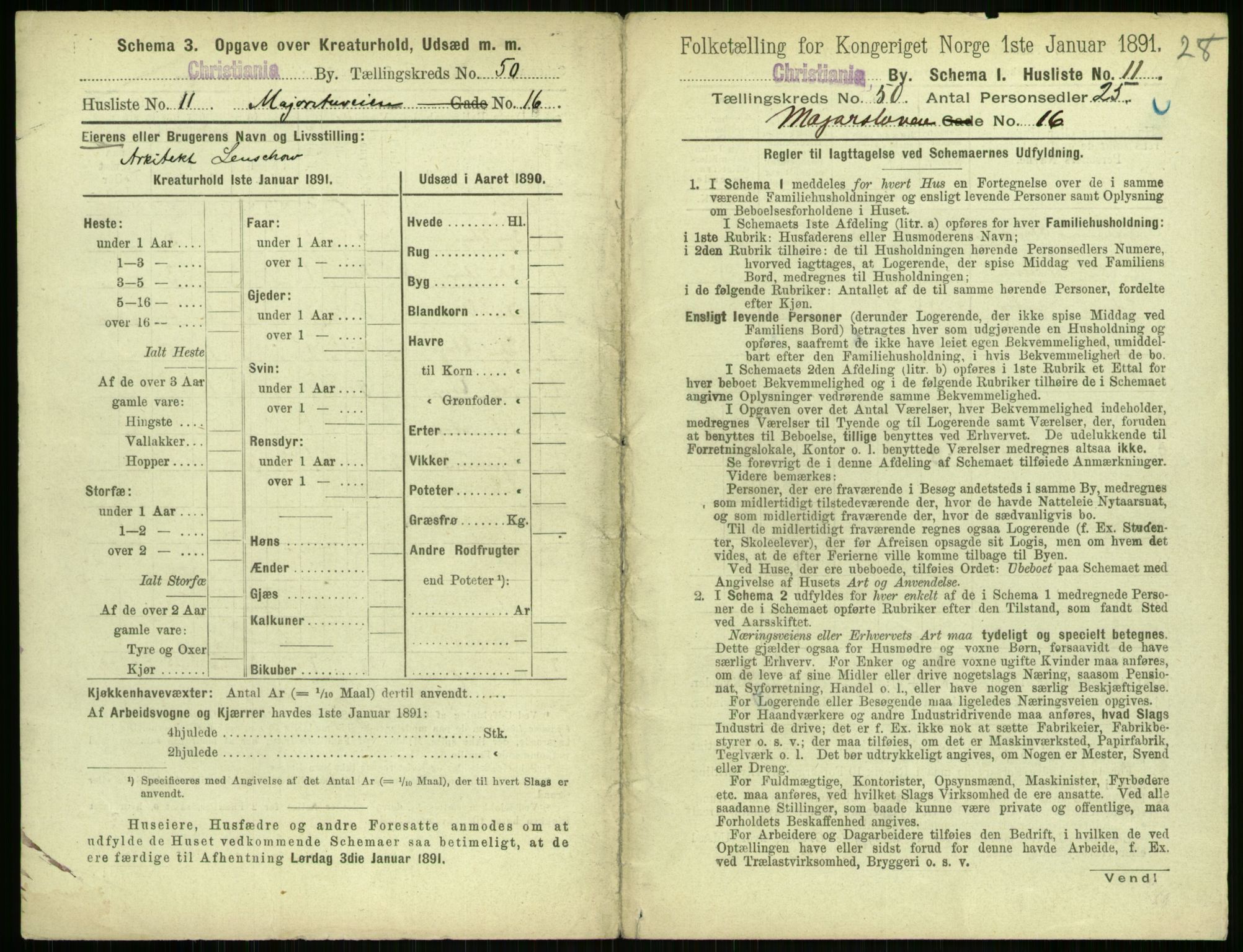 RA, 1891 census for 0301 Kristiania, 1891, p. 28975