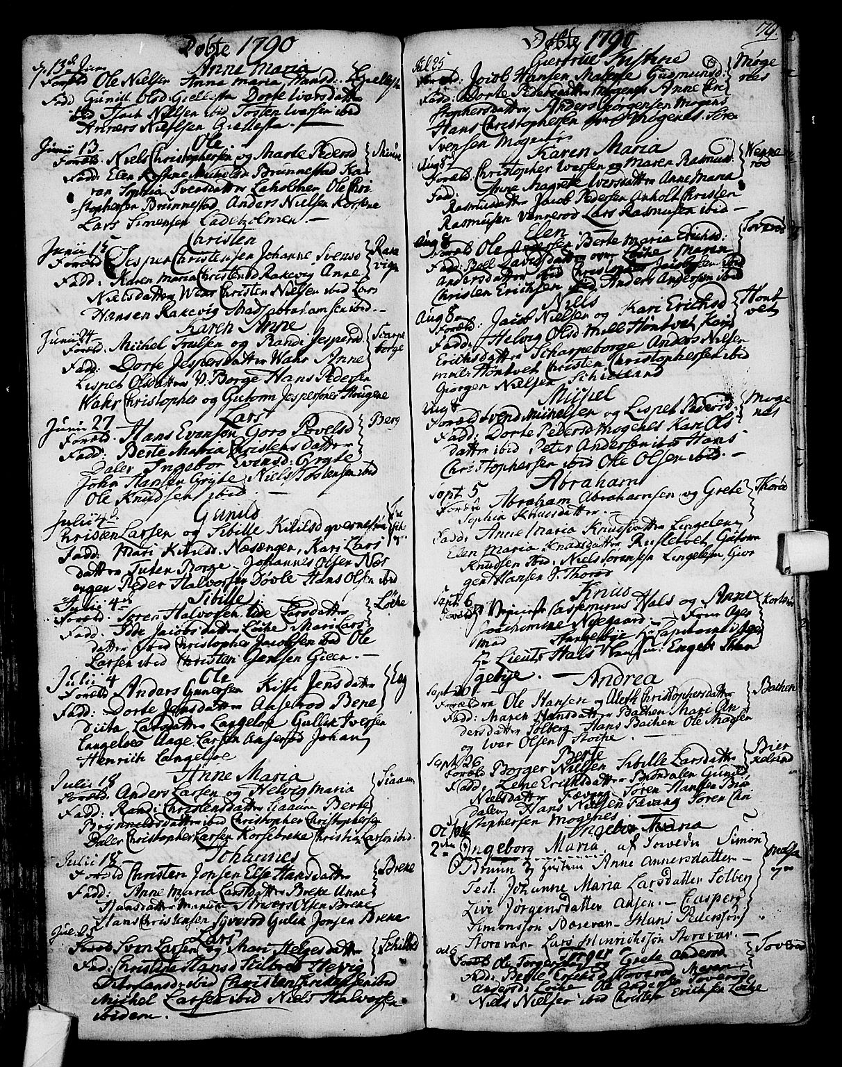 Stokke kirkebøker, SAKO/A-320/F/Fa/L0003: Parish register (official) no. I 3, 1771-1803, p. 79