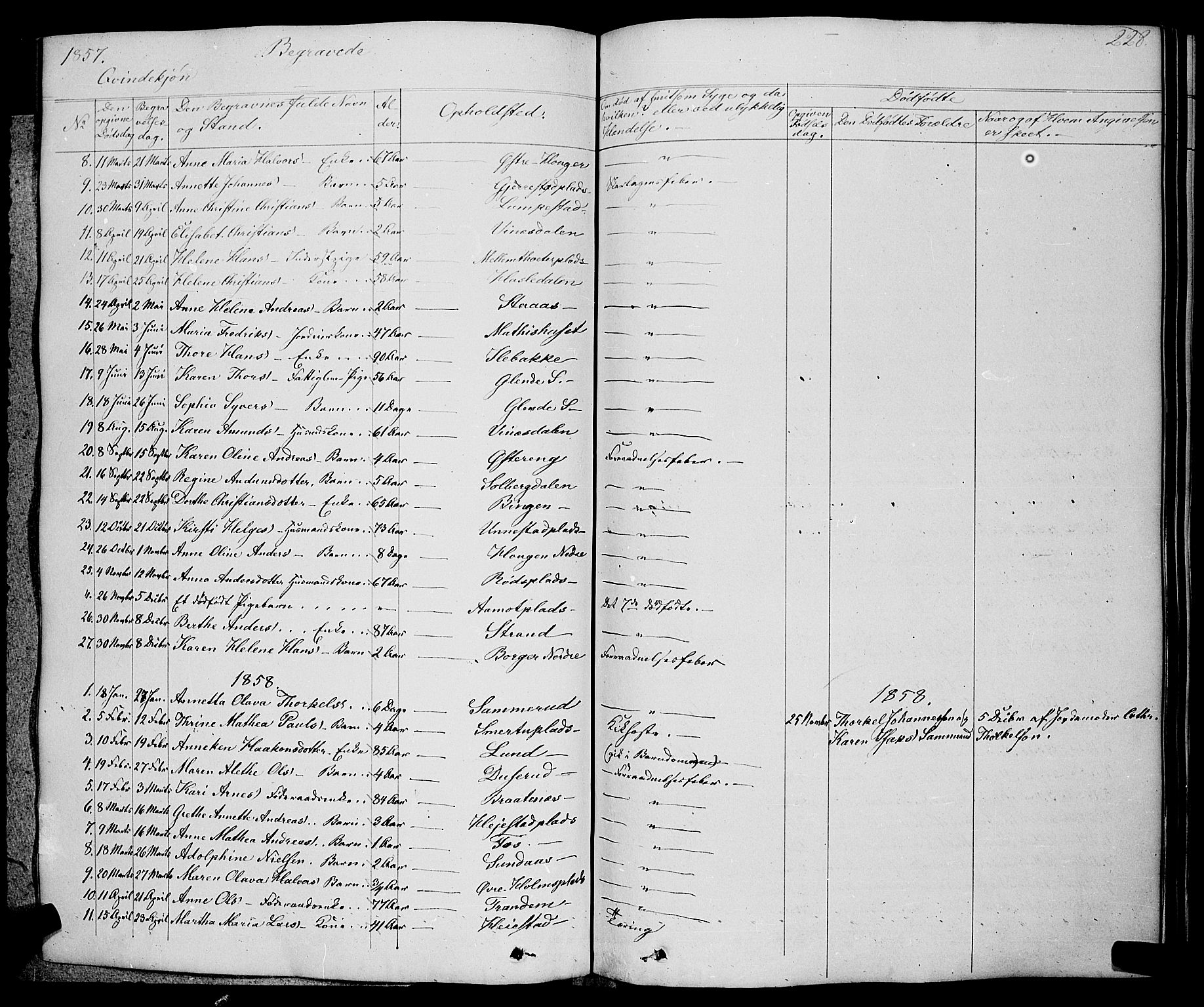 Skiptvet prestekontor Kirkebøker, AV/SAO-A-20009/F/Fa/L0006: Parish register (official) no. 6, 1839-1860, p. 228