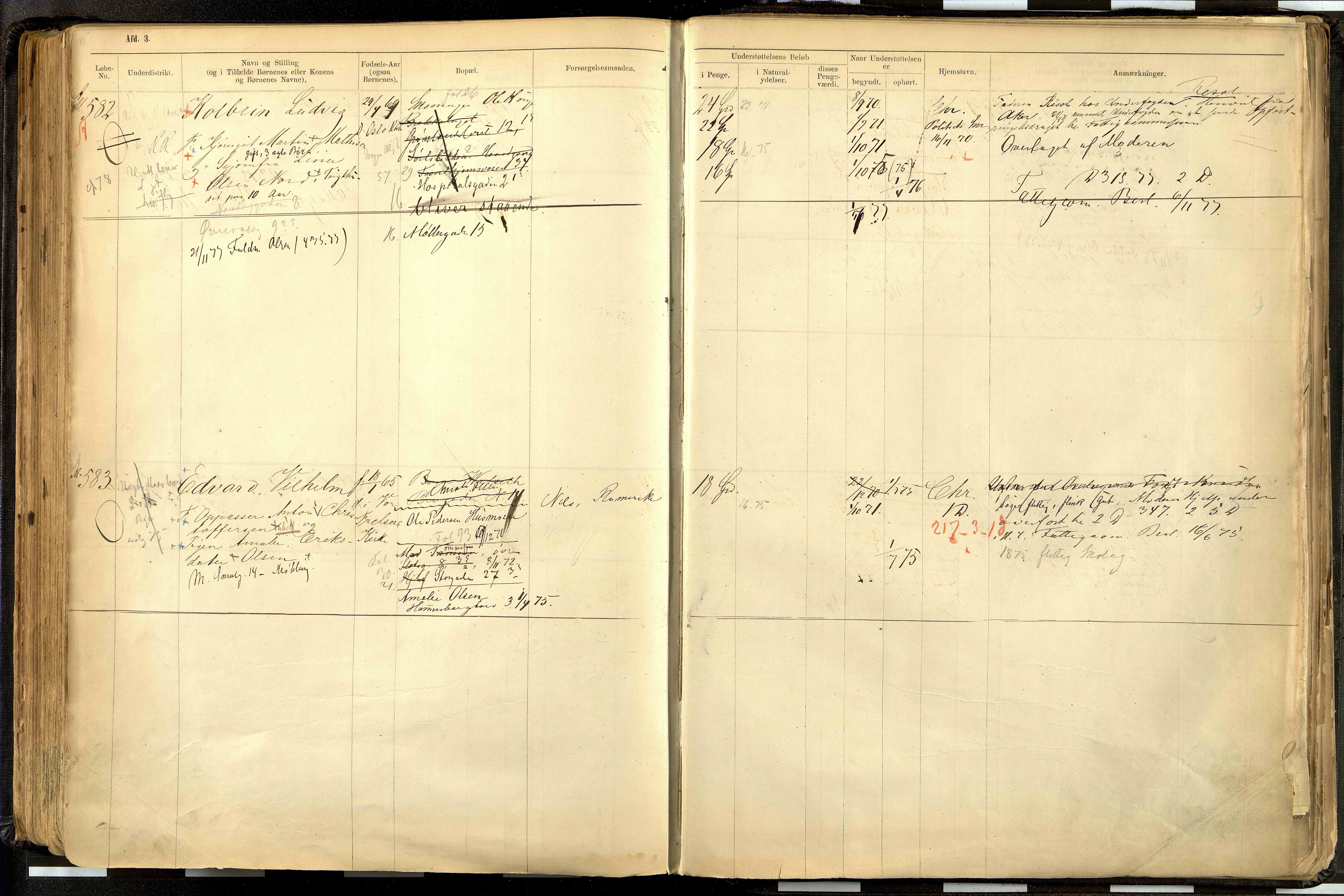 Fattigvesenet, OBA/A-20045/H/Hd/L0001: Manntallsprotokoll. Mnr. 1-644, 1865-1879, p. 294