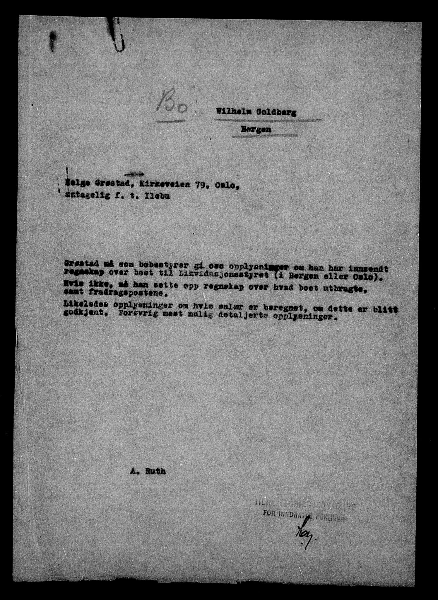 Justisdepartementet, Tilbakeføringskontoret for inndratte formuer, AV/RA-S-1564/H/Hc/Hcd/L0996: --, 1945-1947, p. 11