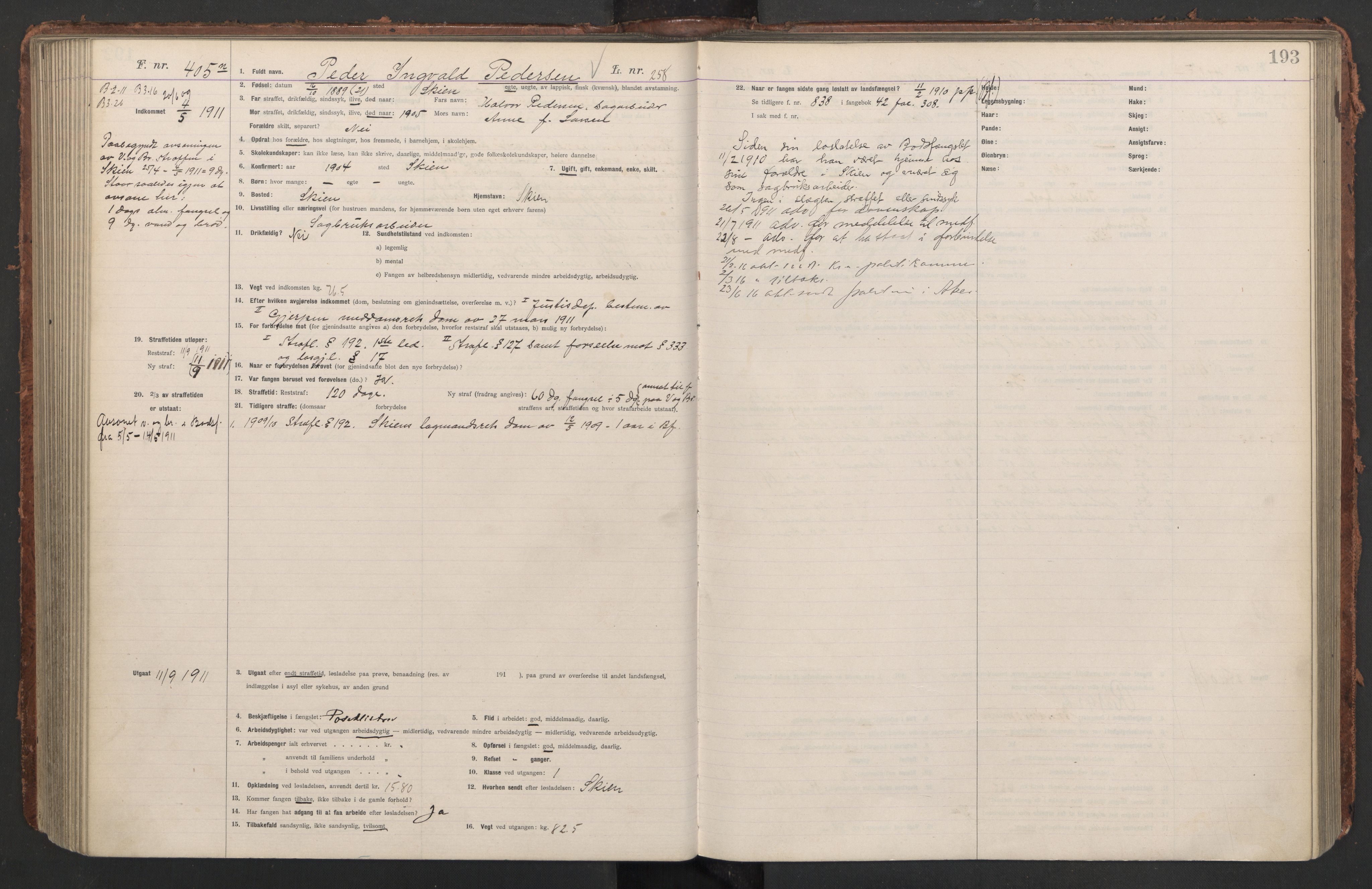 Botsfengslet, AV/RA-S-1539/D/Db/Dbb/L0044: 213n - 553n, 1910-1912, p. 193