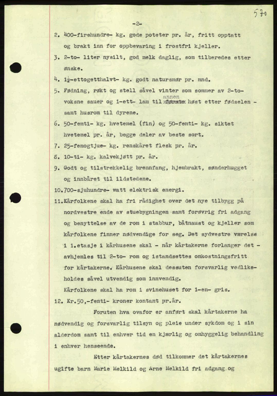 Nordmøre sorenskriveri, AV/SAT-A-4132/1/2/2Ca: Mortgage book no. A91, 1941-1942, Diary no: : 2315/1941