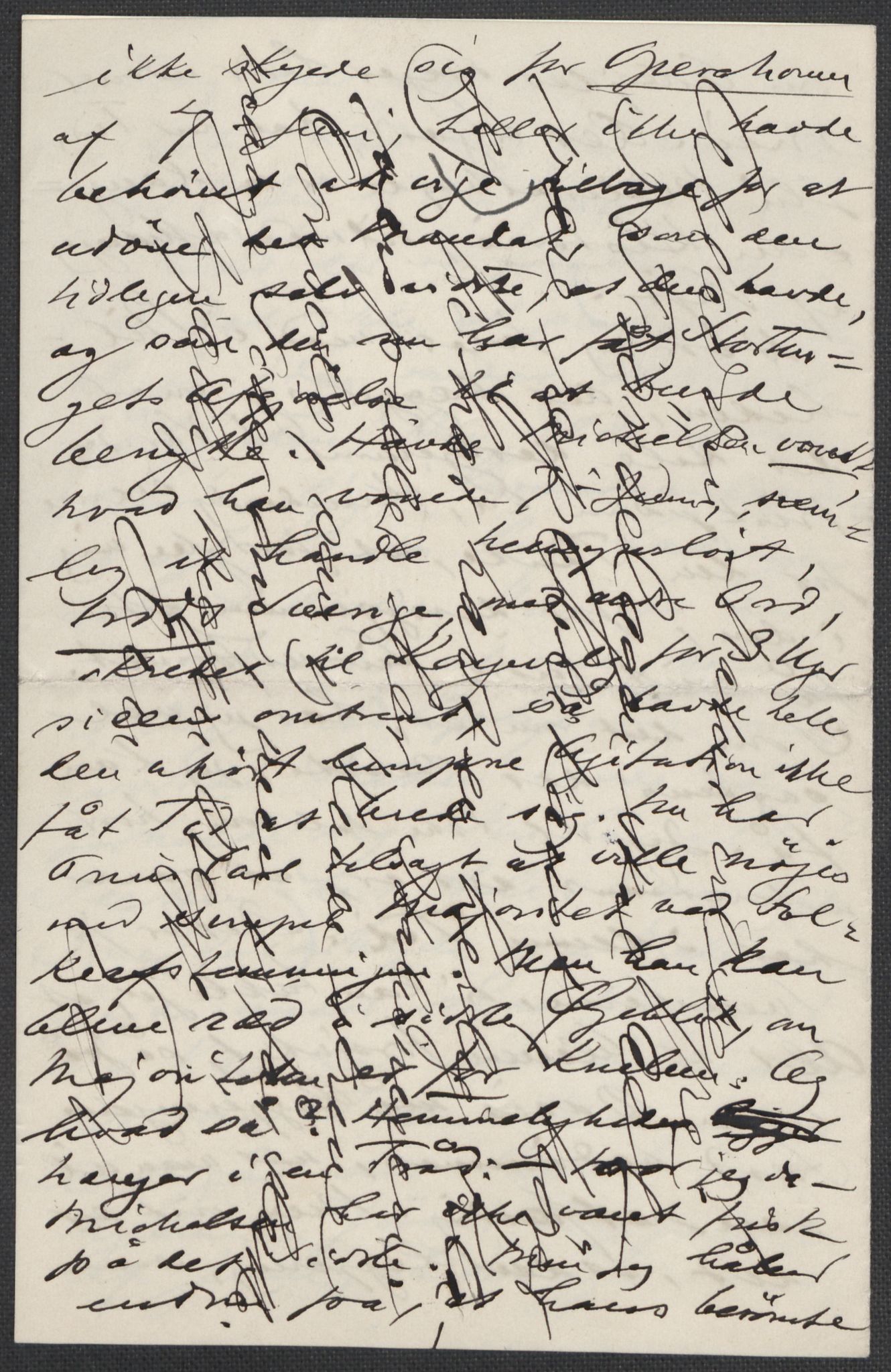Beyer, Frants, RA/PA-0132/F/L0001: Brev fra Edvard Grieg til Frantz Beyer og "En del optegnelser som kan tjene til kommentar til brevene" av Marie Beyer, 1872-1907, p. 822