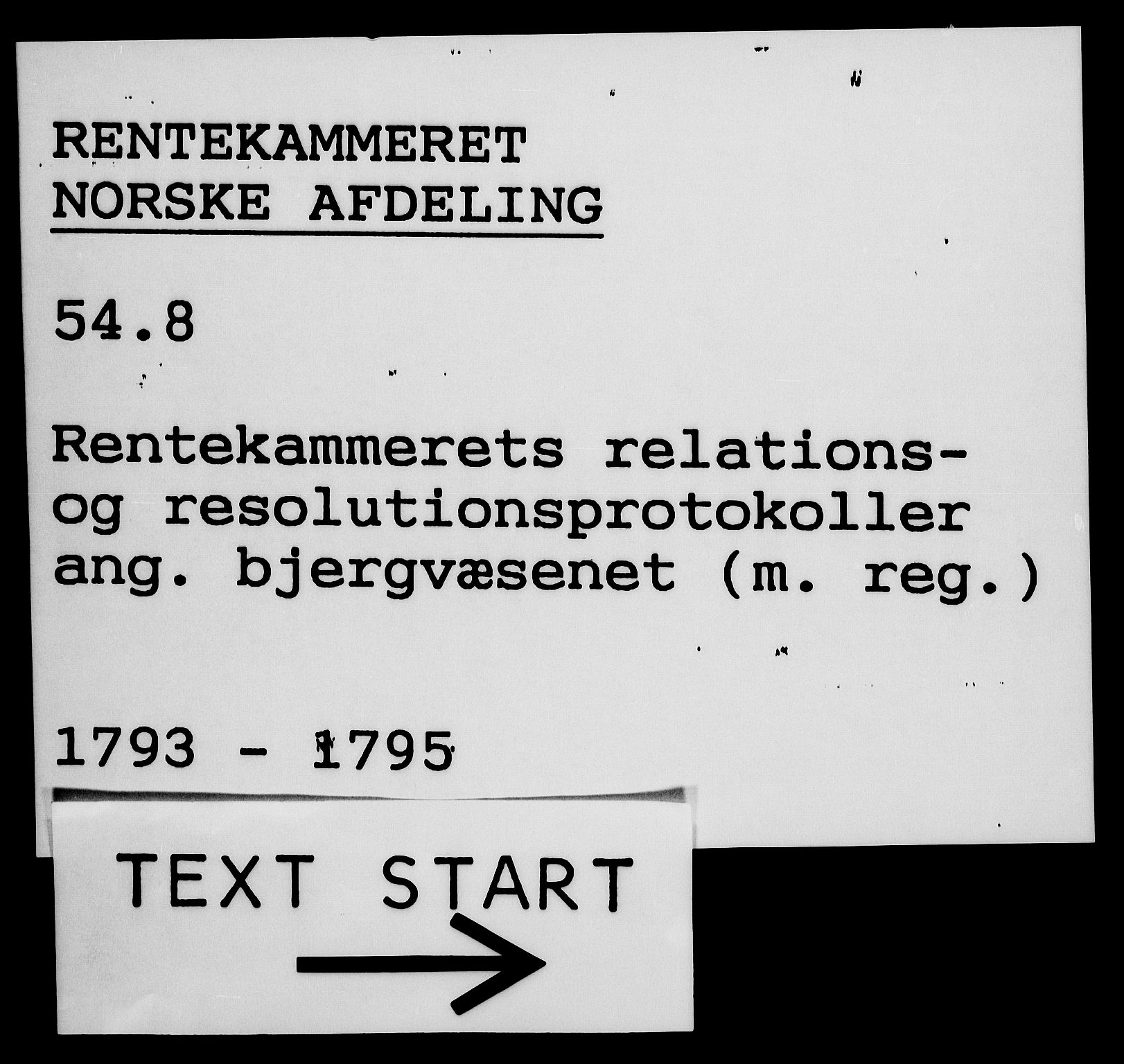 Rentekammeret, Renteskriverkontorene, AV/RA-EA-3115/M/Mf/Mfb/L0002: Relasjons- og resolusjonsprotokoll med register (merket RK 54.8), 1793-1795