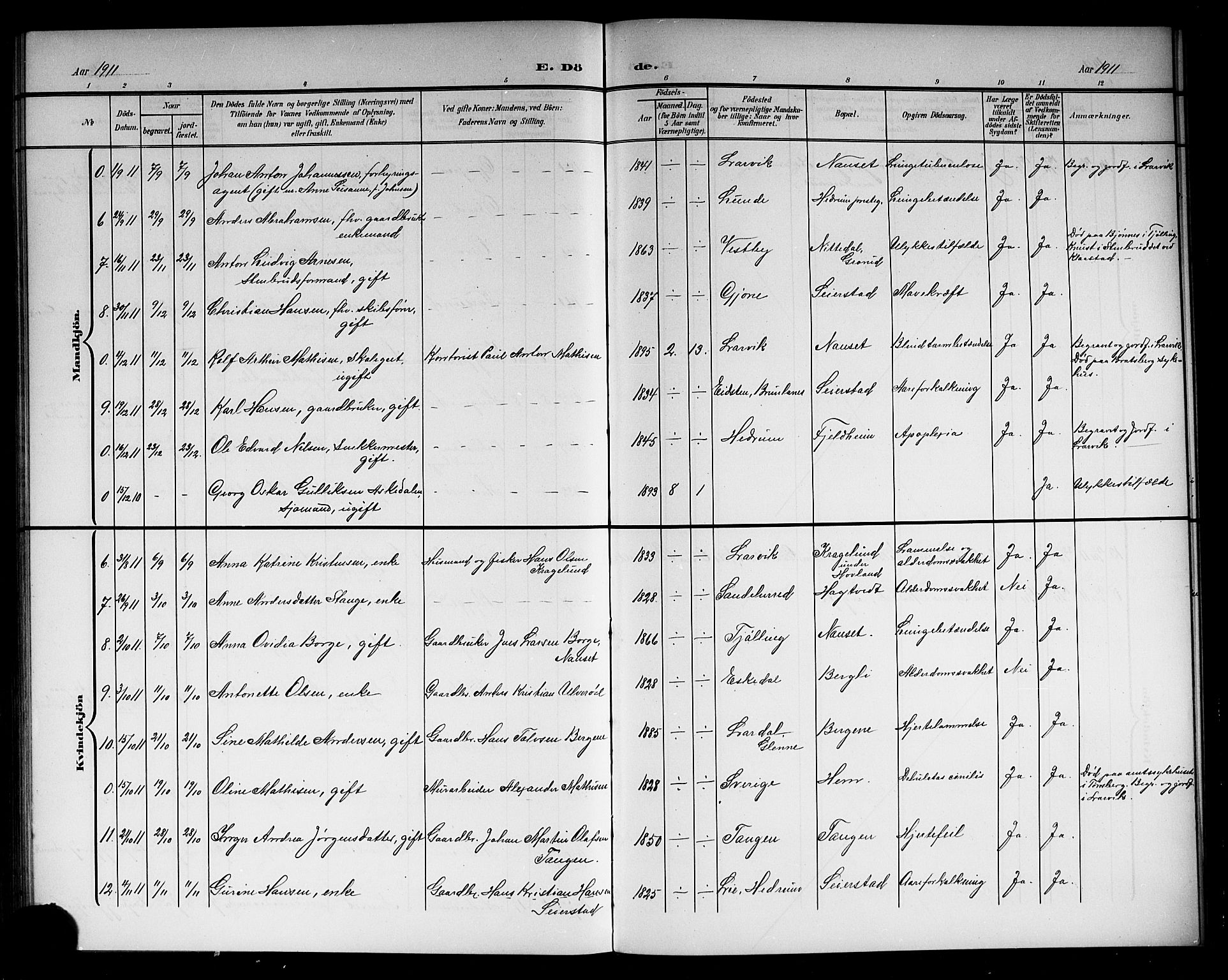 Hedrum kirkebøker, AV/SAKO-A-344/G/Ga/L0004: Parish register (copy) no. I 4, 1902-1915