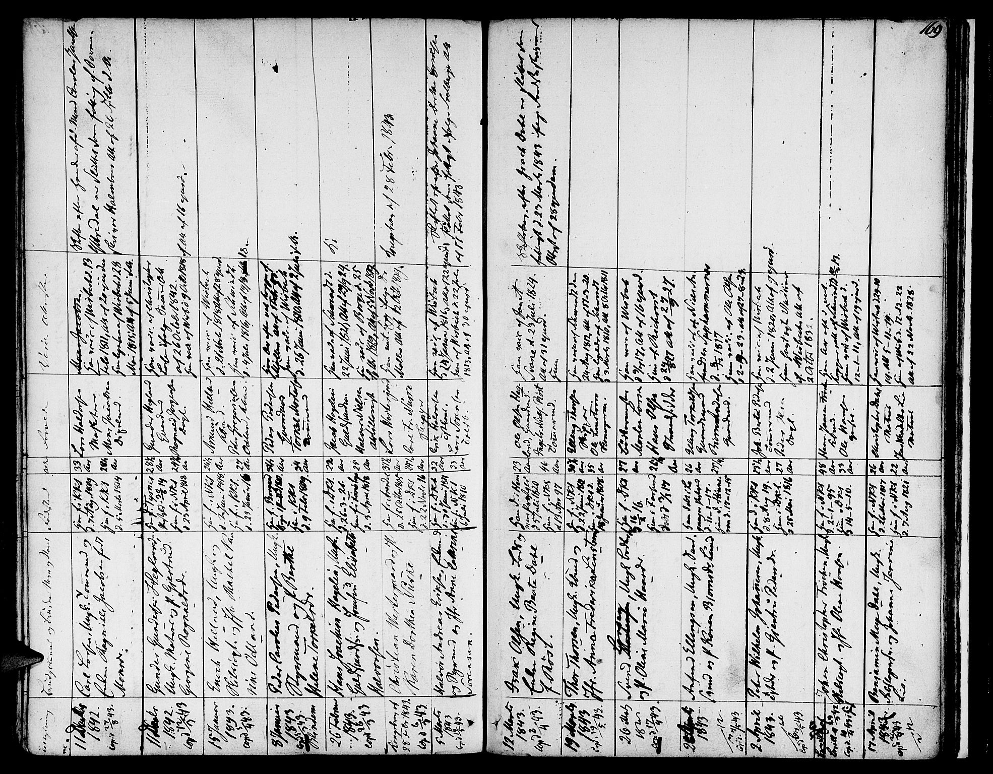 Nykirken Sokneprestembete, SAB/A-77101/H/Hab: Parish register (copy) no. A 2, 1782-1847, p. 169