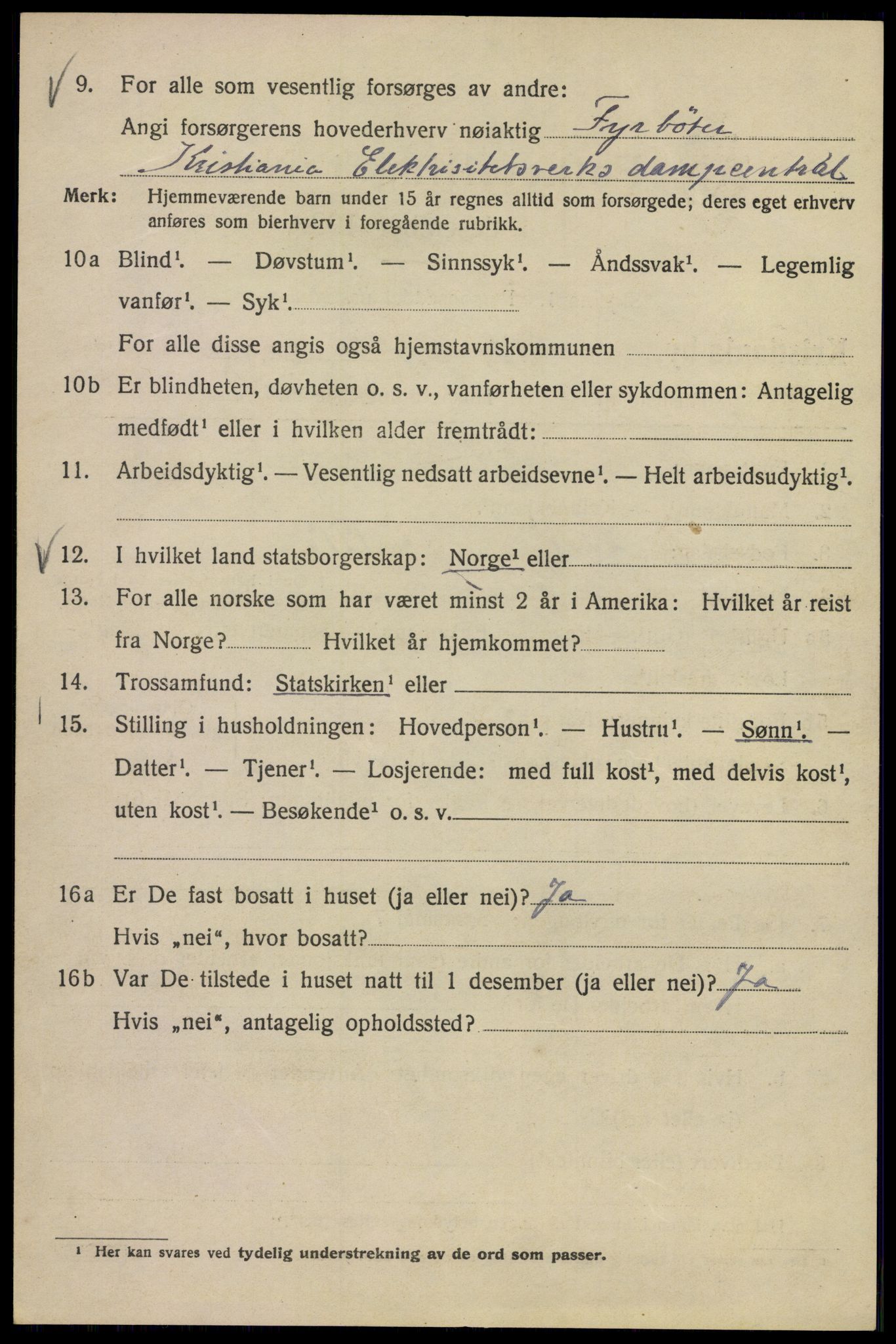 SAO, 1920 census for Kristiania, 1920, p. 419628