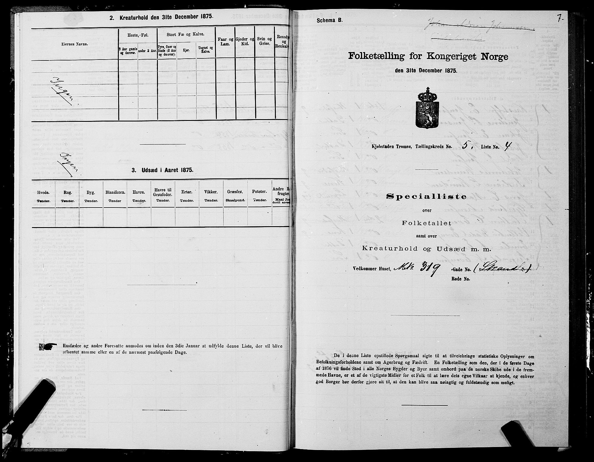 SATØ, 1875 census for 1902P Tromsø, 1875, p. 4007