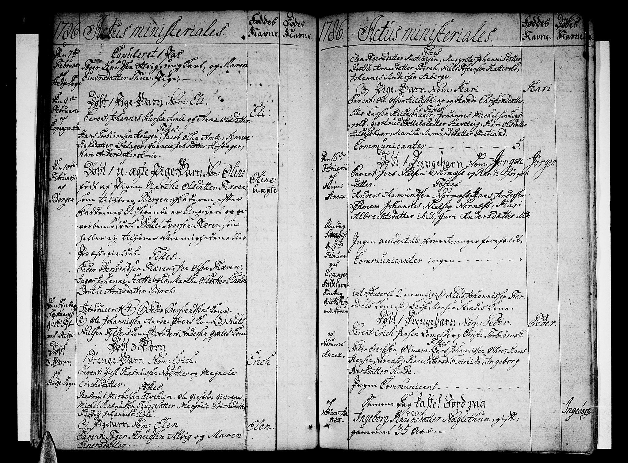 Sogndal sokneprestembete, AV/SAB-A-81301/H/Haa/Haaa/L0007: Parish register (official) no. A 7, 1782-1795, p. 65