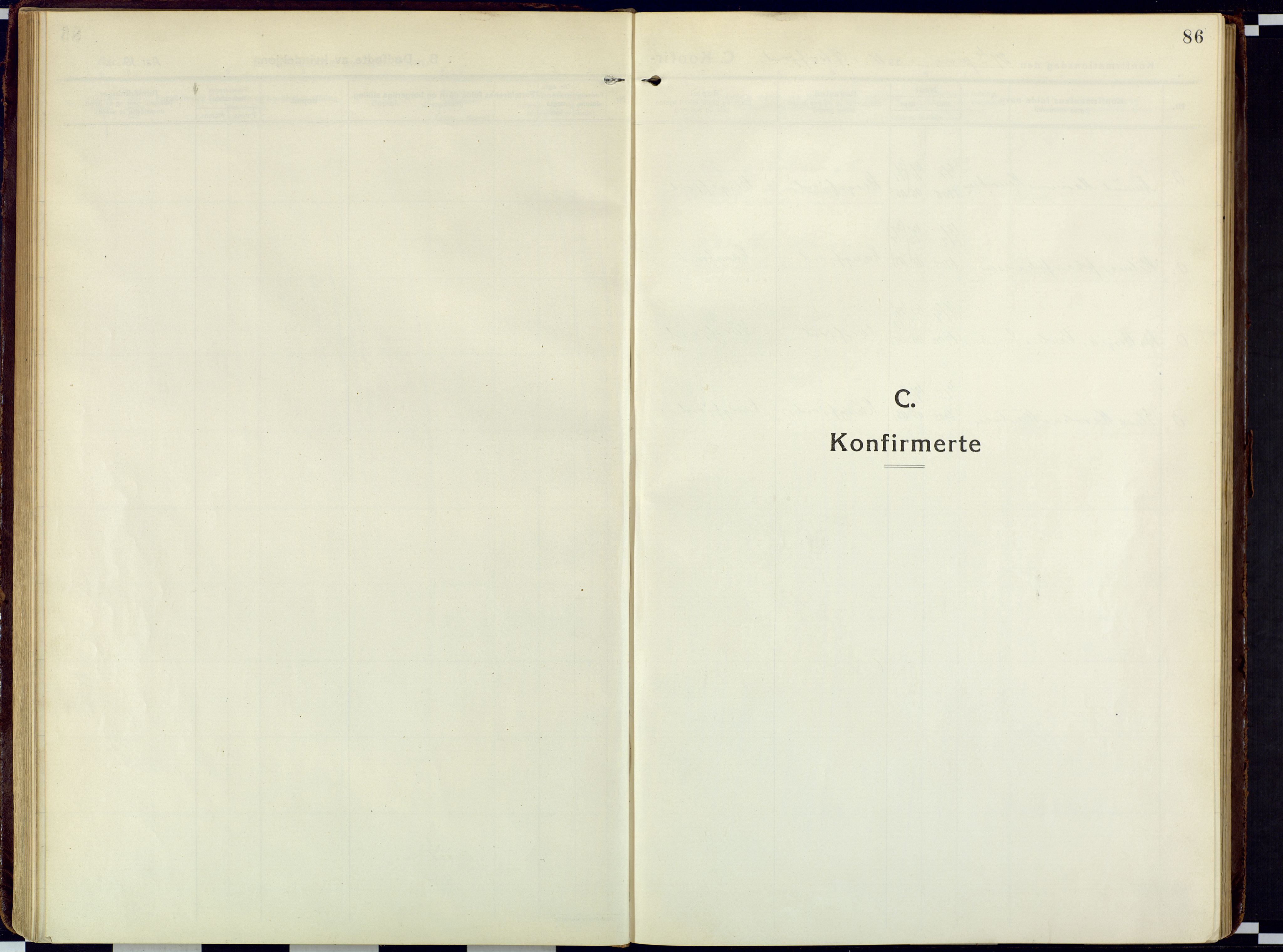 Loppa sokneprestkontor, SATØ/S-1339/H/Ha/L0013kirke: Parish register (official) no. 13, 1920-1932, p. 86