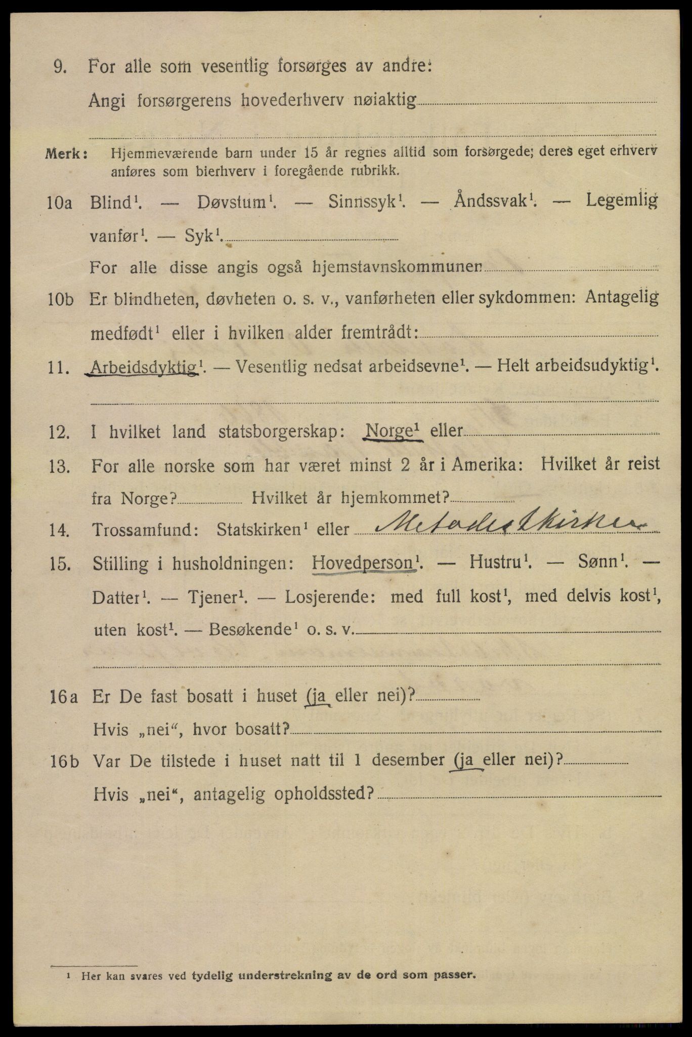 SAKO, 1920 census for Porsgrunn, 1920, p. 18902
