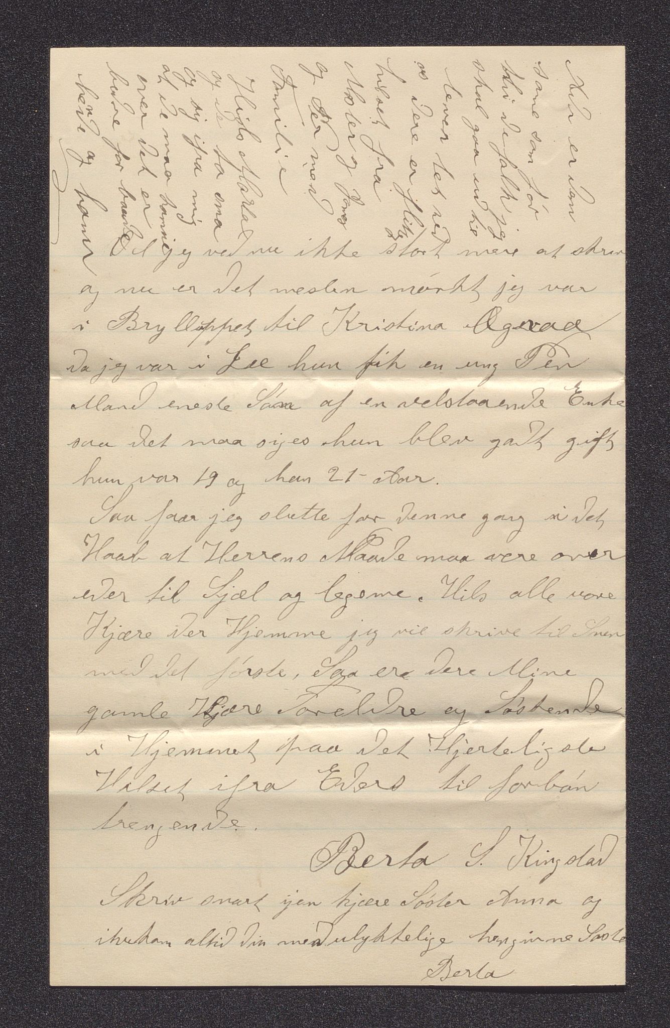 Pa 0273 - Amerikabrev fra Bjøravågen, AV/SAST-A-100411/Y/Ya/L0001: Brev, 1871-1930, p. 131