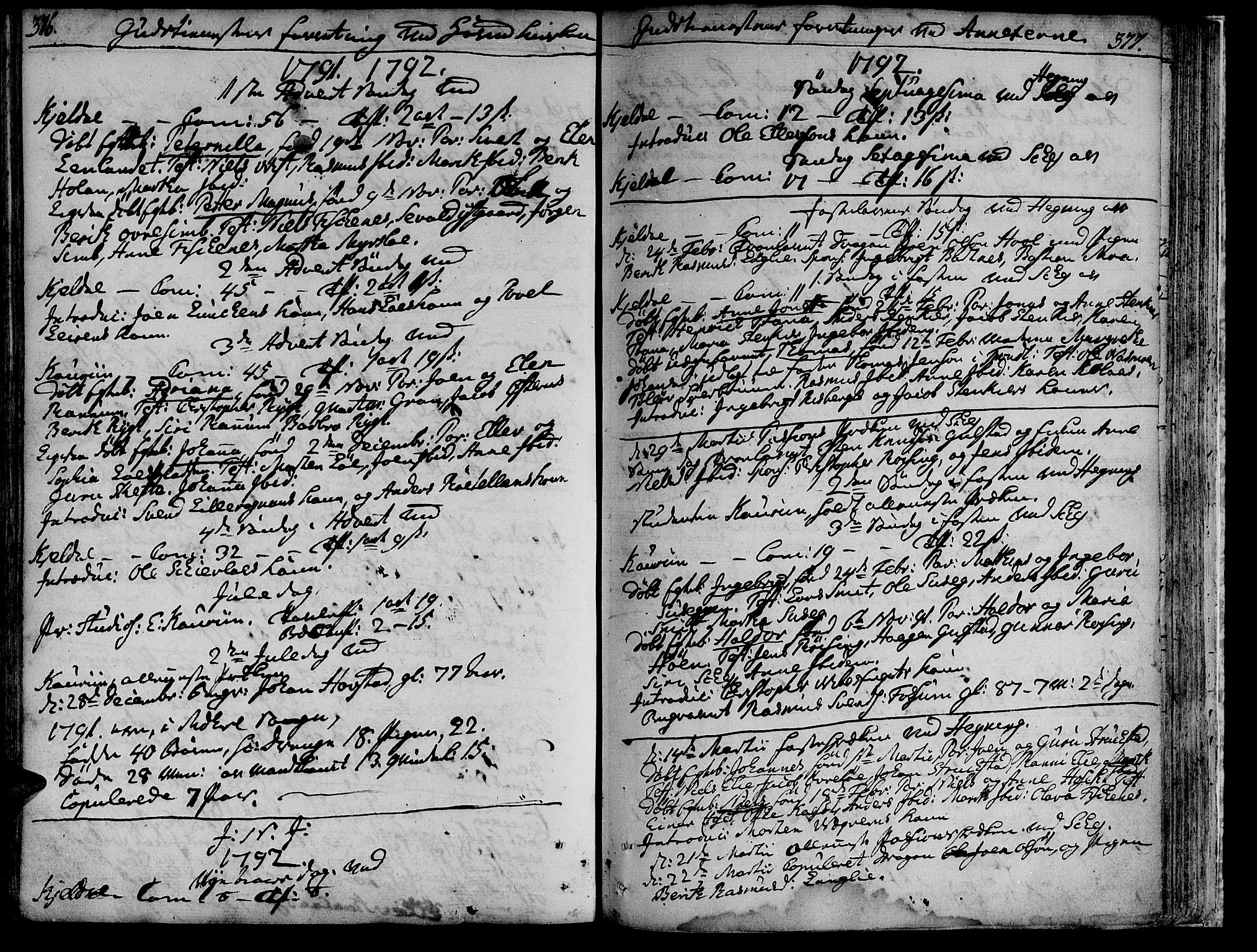 Ministerialprotokoller, klokkerbøker og fødselsregistre - Nord-Trøndelag, SAT/A-1458/735/L0331: Parish register (official) no. 735A02, 1762-1794, p. 376-377