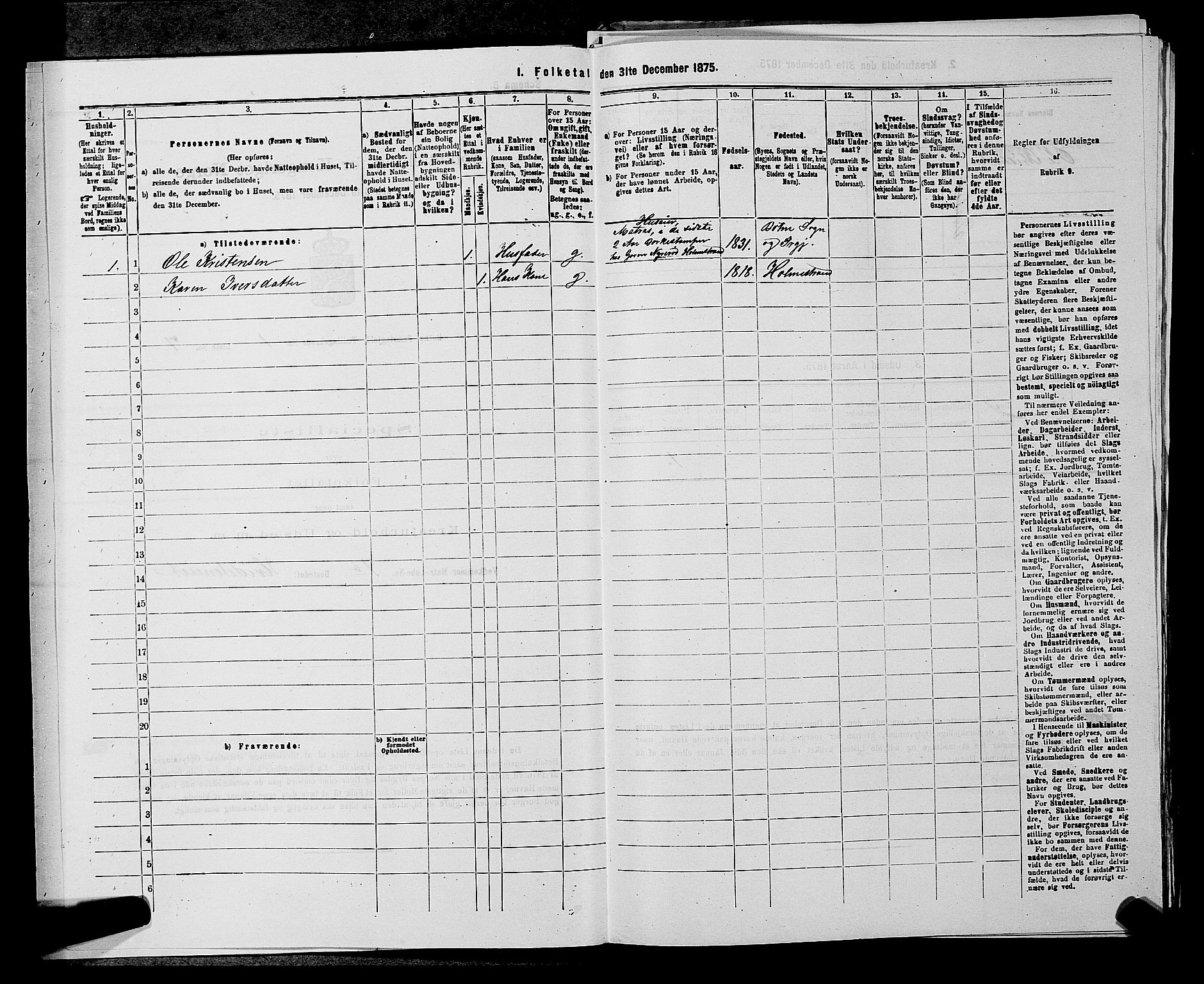 SAKO, 1875 census for 0715P Botne, 1875, p. 59