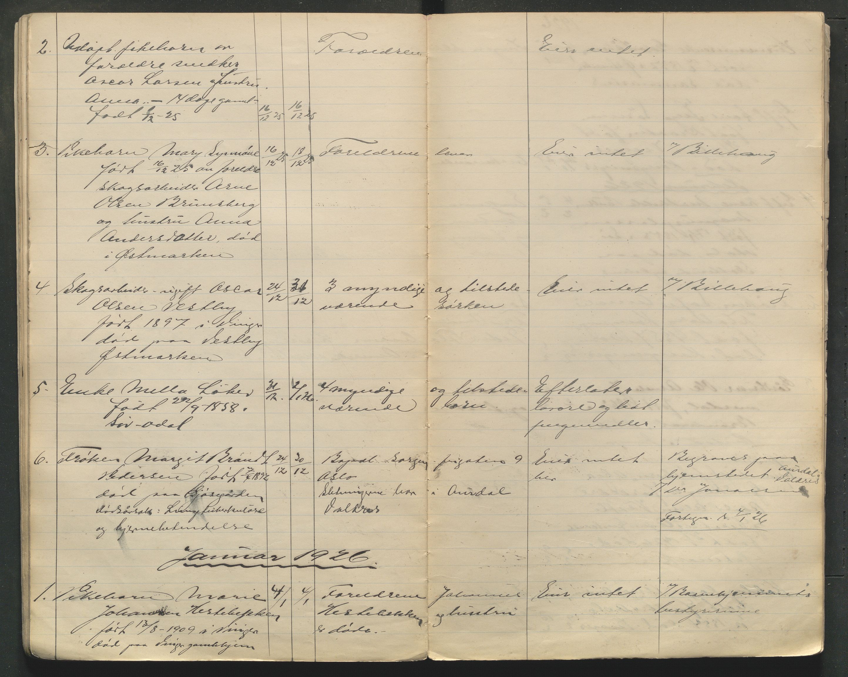 Kongsvinger lensmannskontor, AV/SAH-LHK-014/H/Ha/L0001/0002: Dødsfallsprotokoller / Dødsfallsprotokoll for Vinger og Kongsvinger, 1921-1931