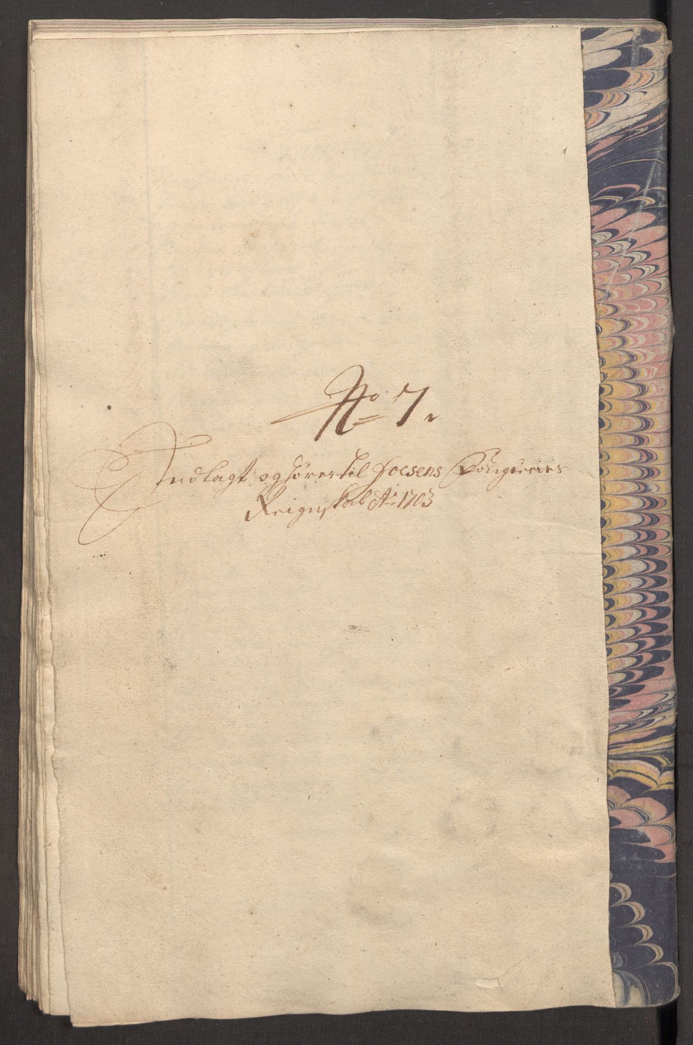 Rentekammeret inntil 1814, Reviderte regnskaper, Fogderegnskap, RA/EA-4092/R57/L3855: Fogderegnskap Fosen, 1702-1703, p. 306