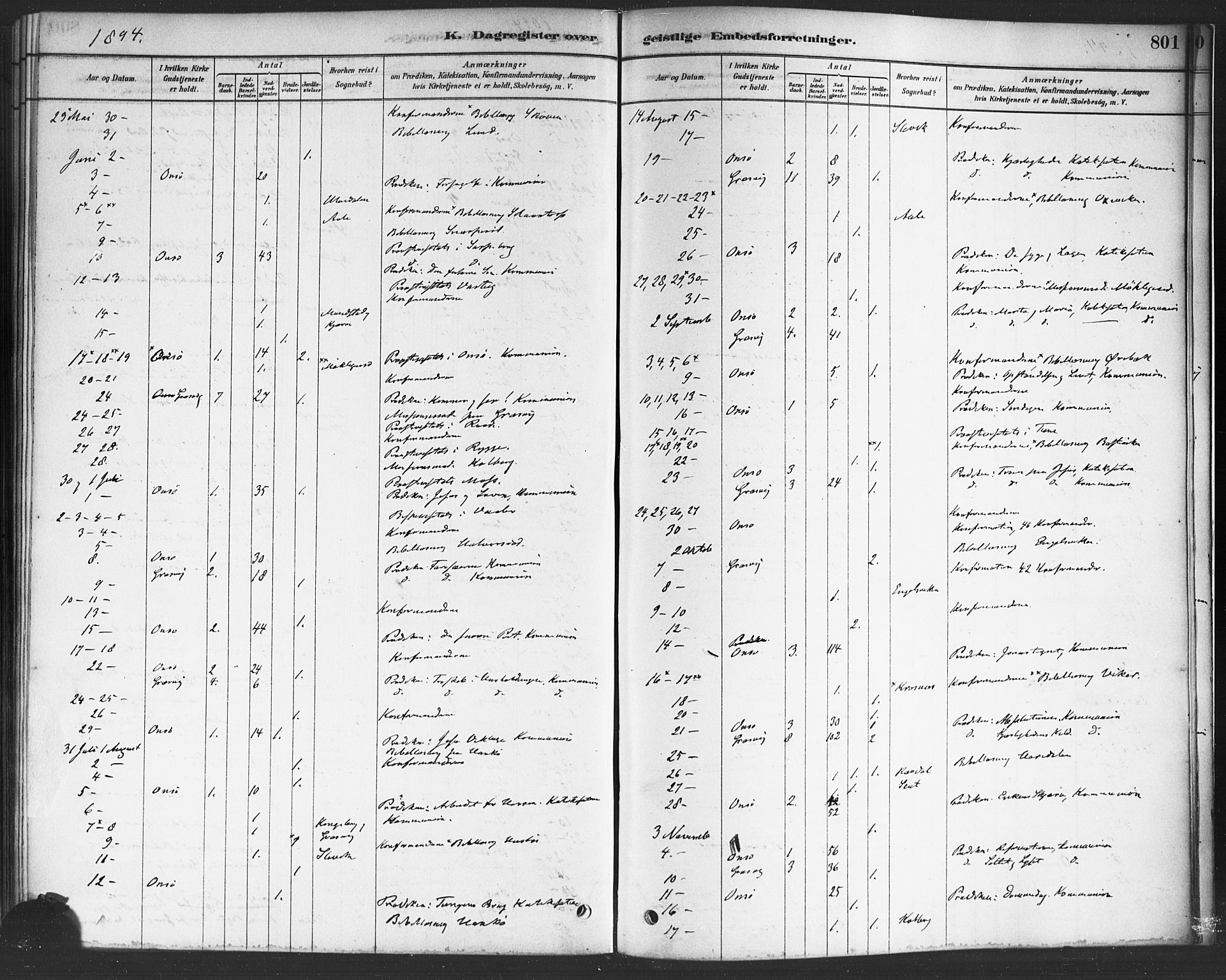 Onsøy prestekontor Kirkebøker, AV/SAO-A-10914/F/Fa/L0006: Parish register (official) no. I 6, 1878-1898, p. 801