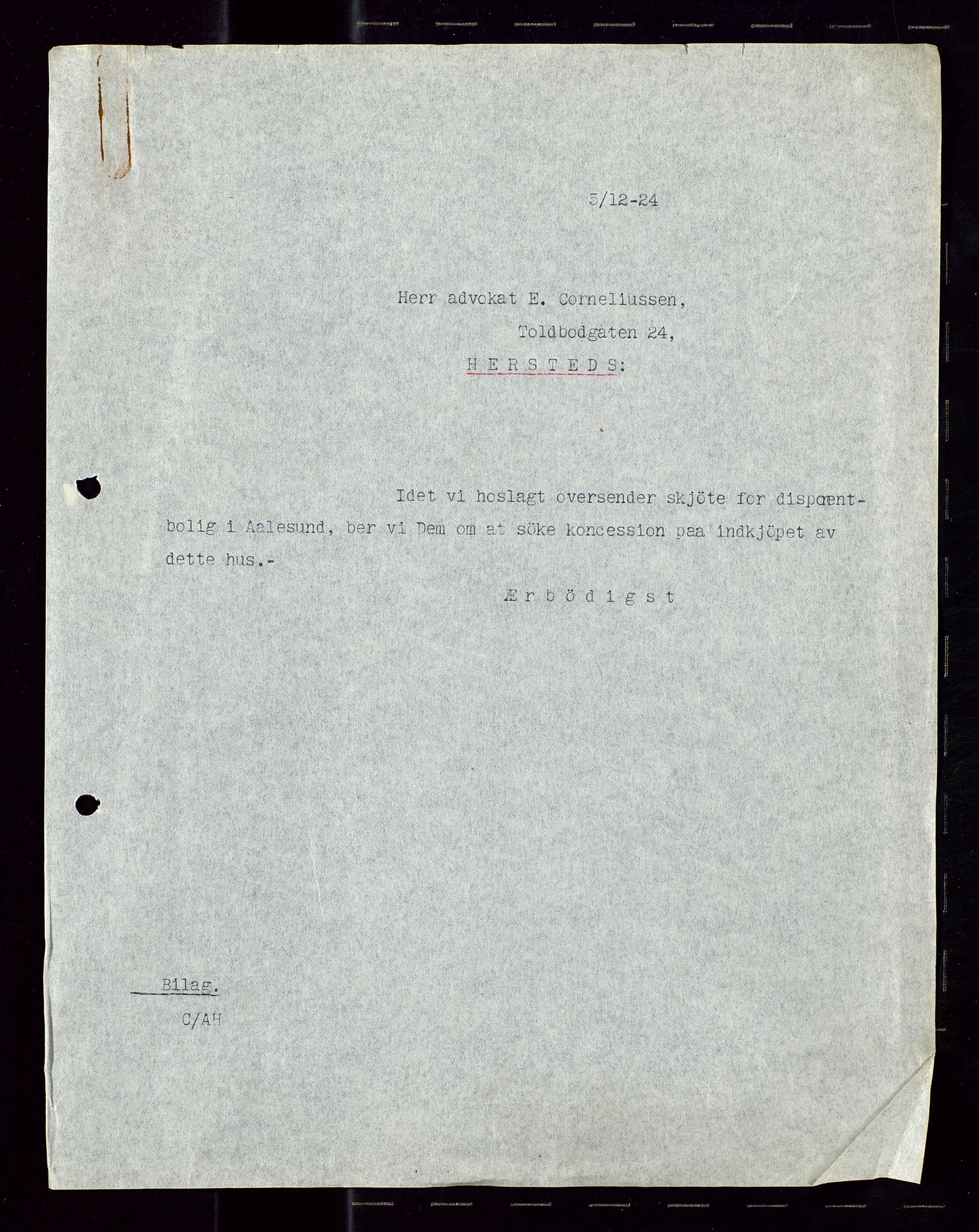 Pa 1521 - A/S Norske Shell, AV/SAST-A-101915/E/Ea/Eaa/L0012: Sjefskorrespondanse, 1924, p. 21