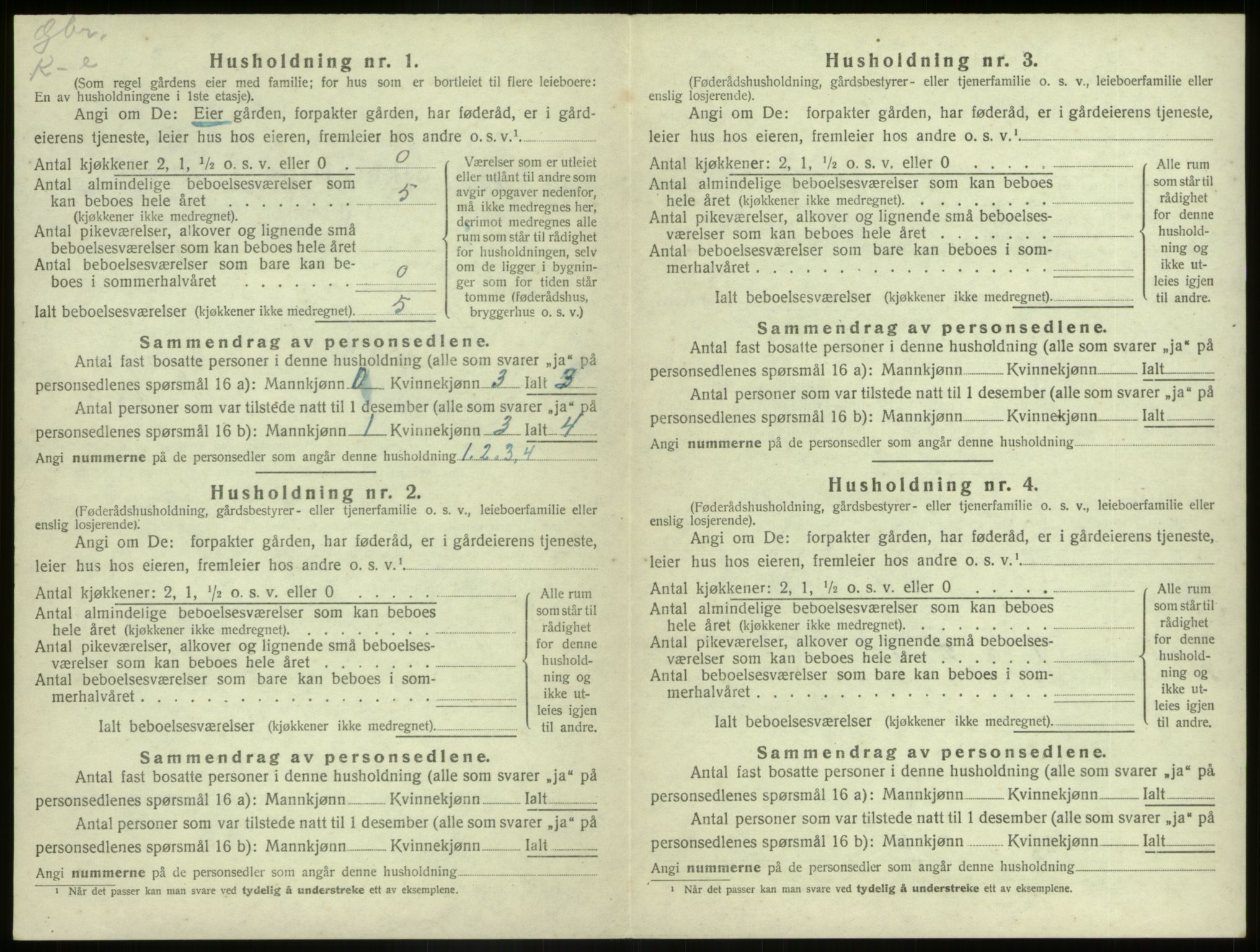 SAB, 1920 census for Kinn, 1920, p. 1089