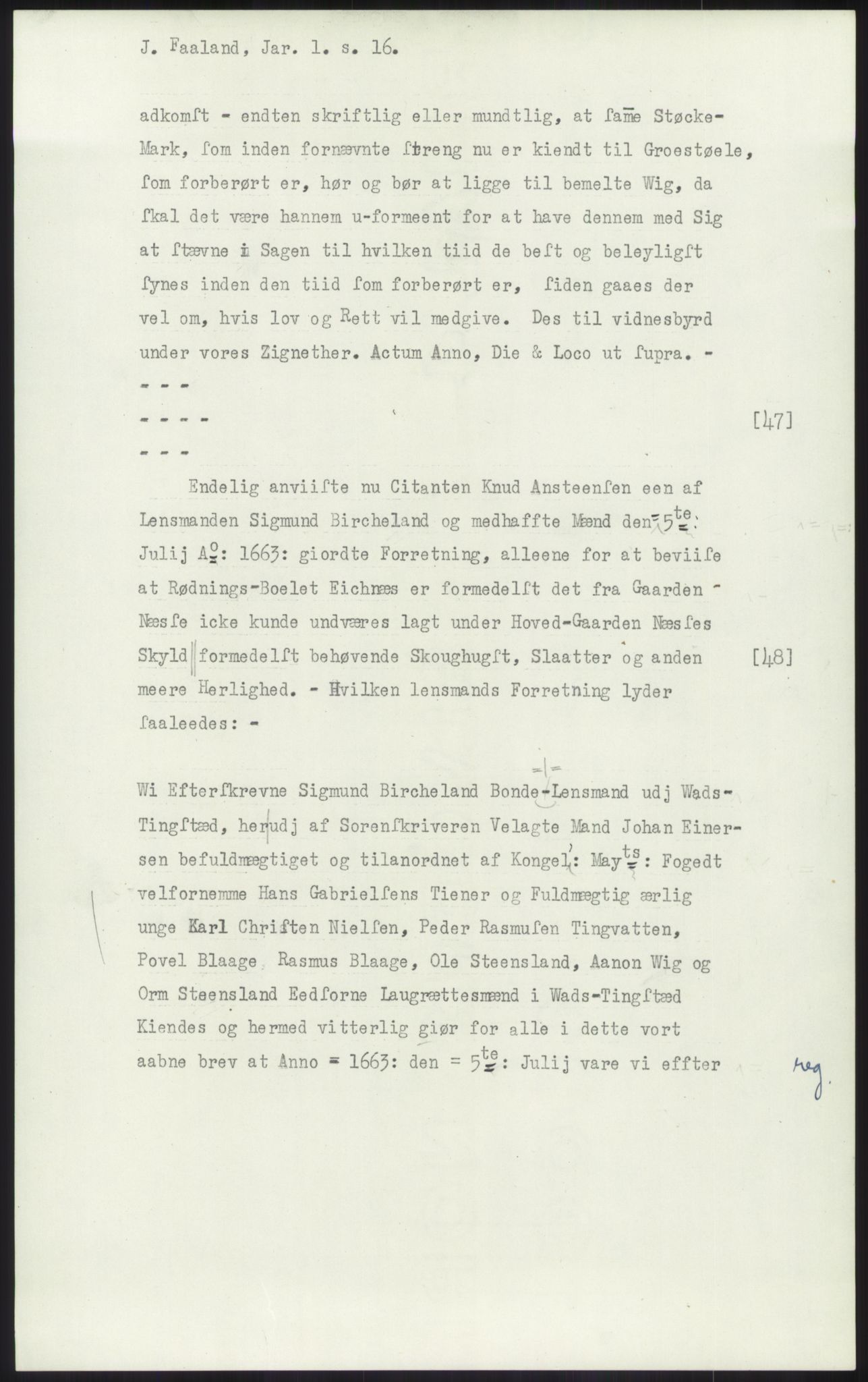 Samlinger til kildeutgivelse, Diplomavskriftsamlingen, RA/EA-4053/H/Ha, p. 1069