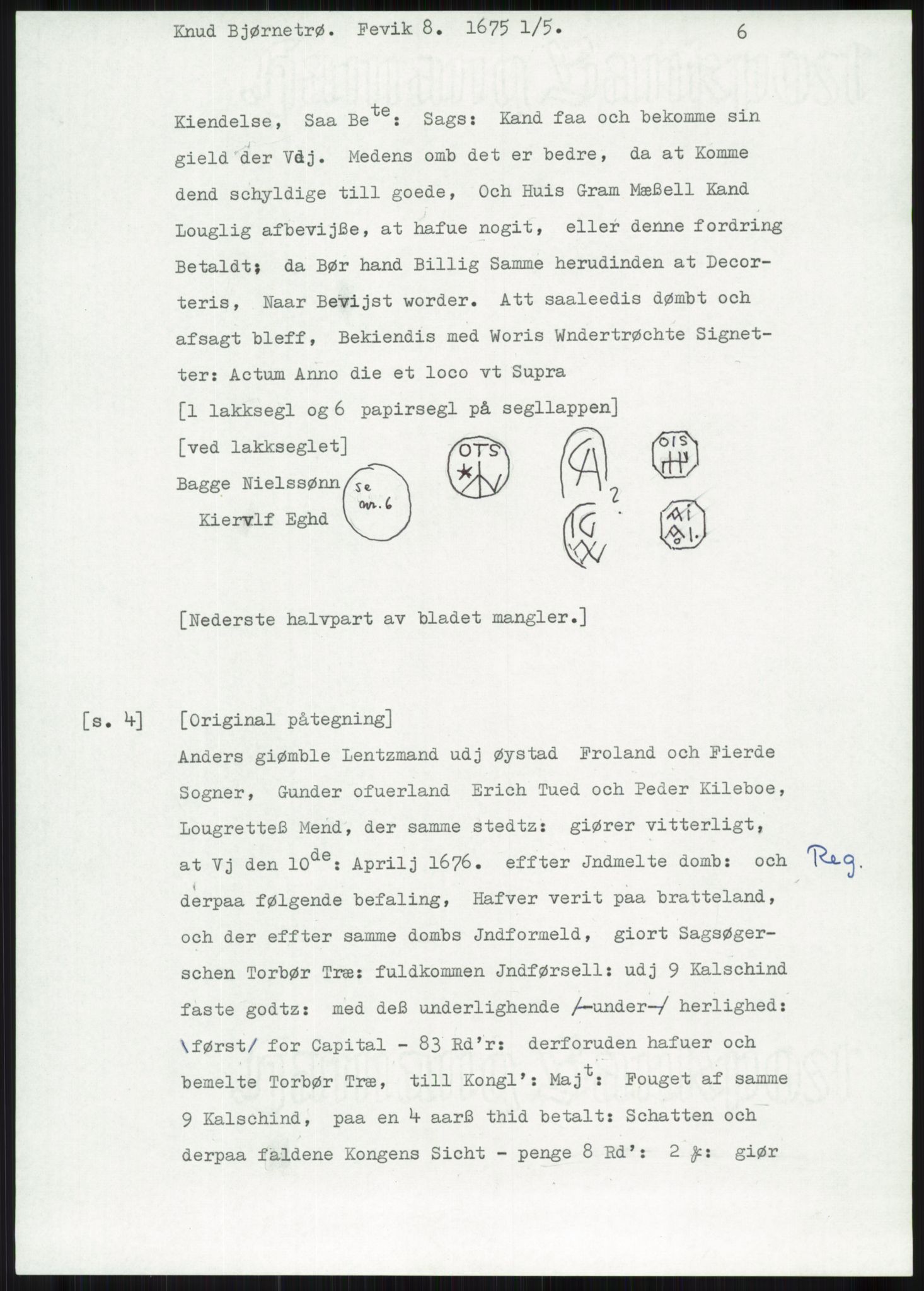 Samlinger til kildeutgivelse, Diplomavskriftsamlingen, AV/RA-EA-4053/H/Ha, p. 501