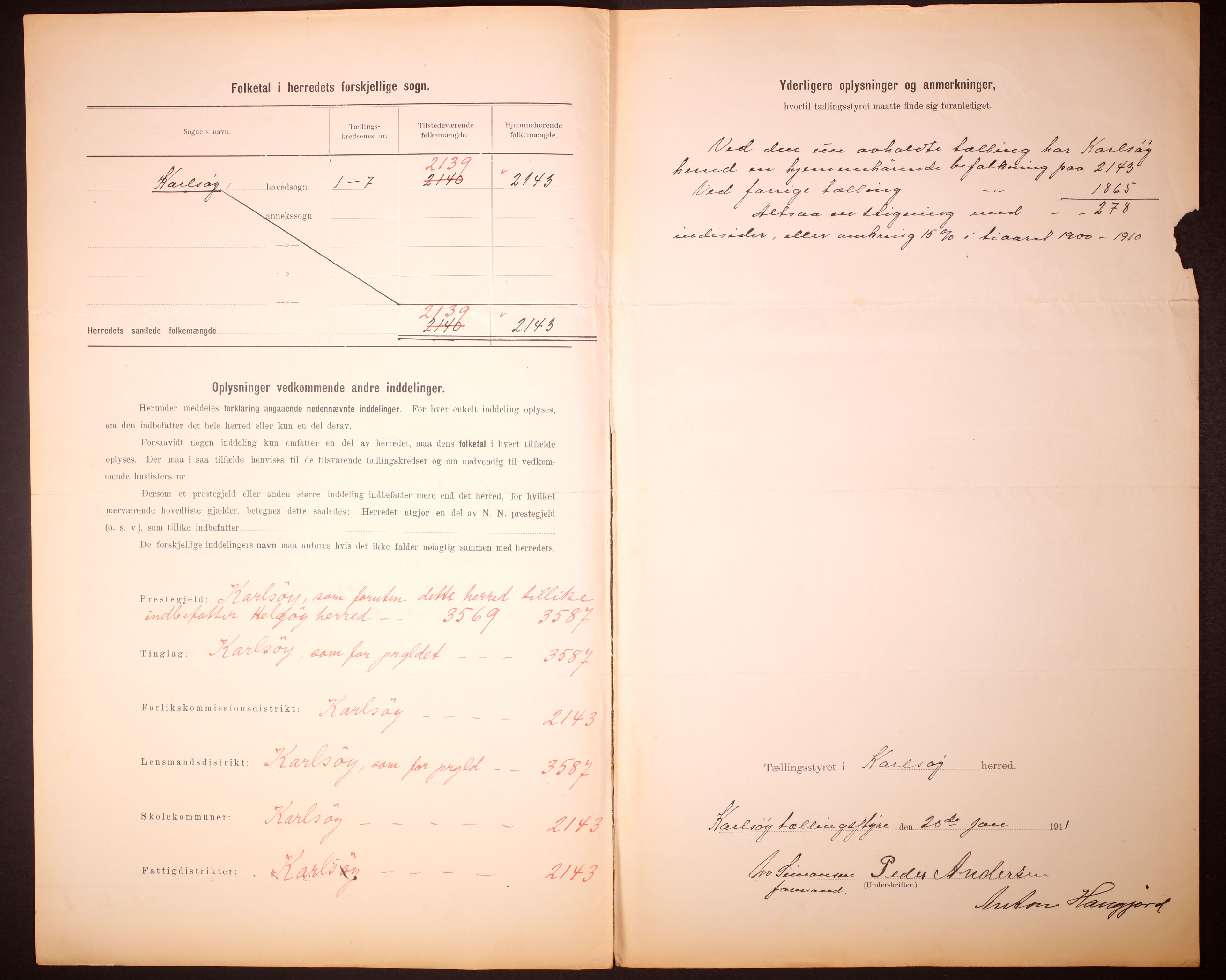 RA, 1910 census for Karlsøy, 1910, p. 3