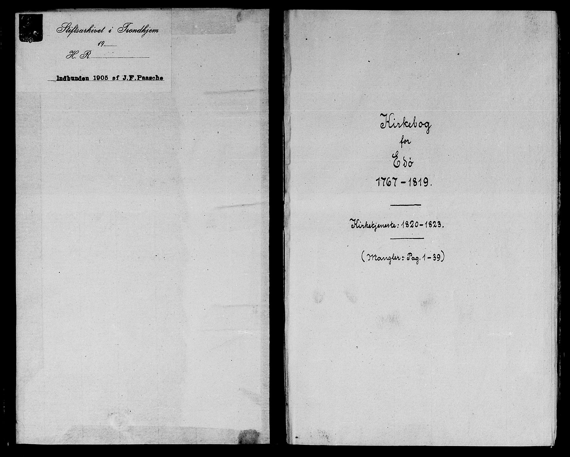 Ministerialprotokoller, klokkerbøker og fødselsregistre - Møre og Romsdal, AV/SAT-A-1454/581/L0932: Parish register (official) no. 581A02, 1767-1823