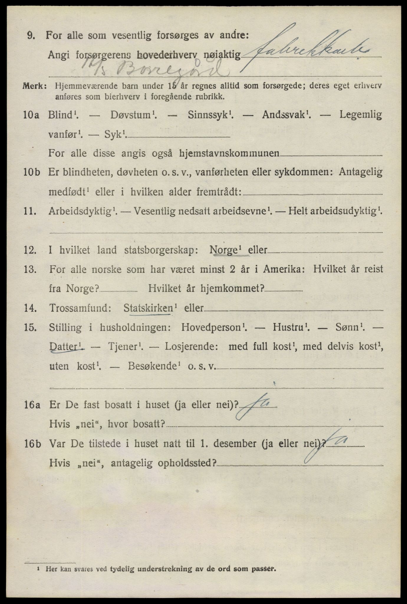 SAO, 1920 census for Tune, 1920, p. 8705