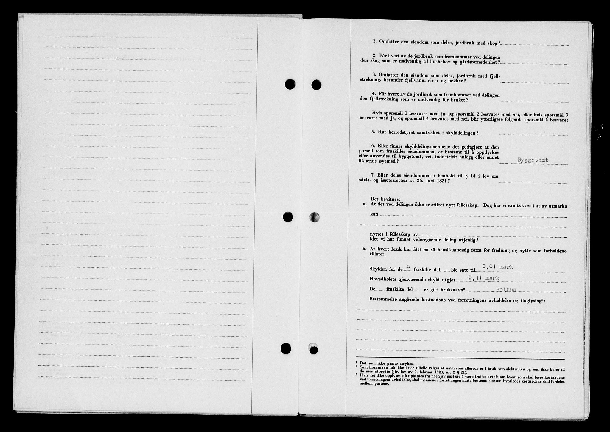 Karmsund sorenskriveri, SAST/A-100311/01/II/IIB/L0125: Mortgage book no. 105A, 1957-1957, Diary no: : 2229/1957