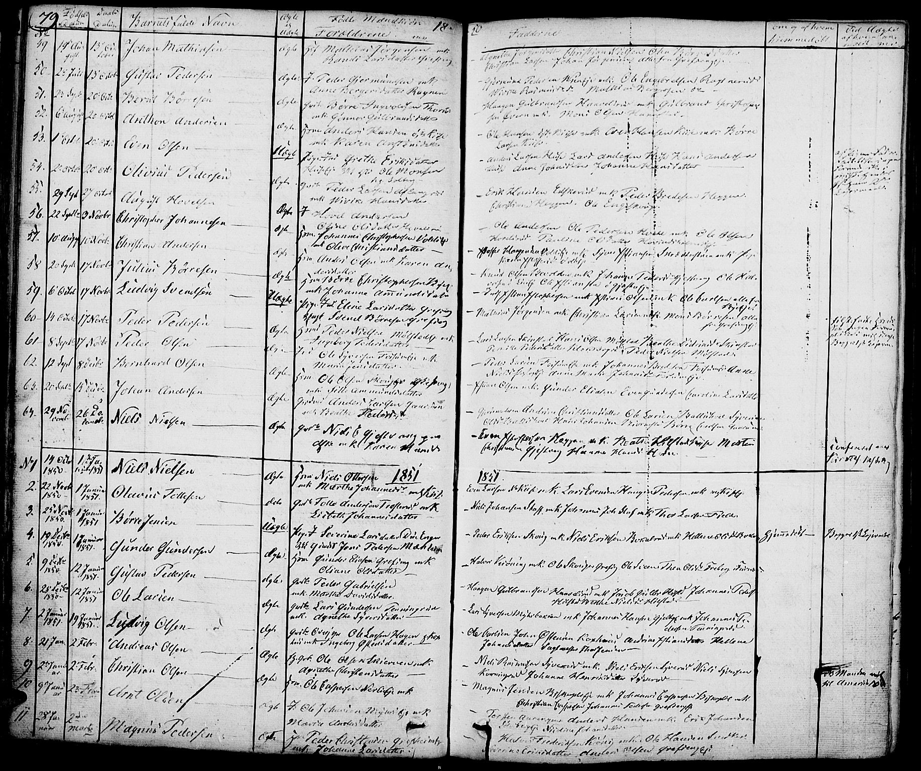 Nes prestekontor, Hedmark, SAH/PREST-020/K/Ka/L0003: Parish register (official) no. 3, 1827-1851, p. 79