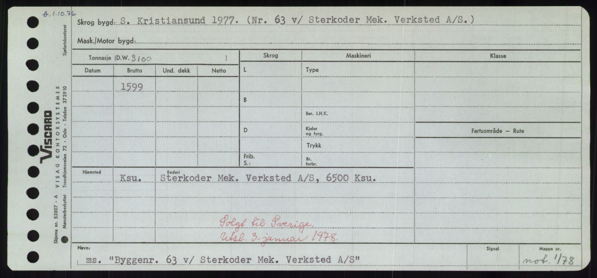 Sjøfartsdirektoratet med forløpere, Skipsmålingen, RA/S-1627/H/Hd/L0006: Fartøy, Byg-Båt, p. 627