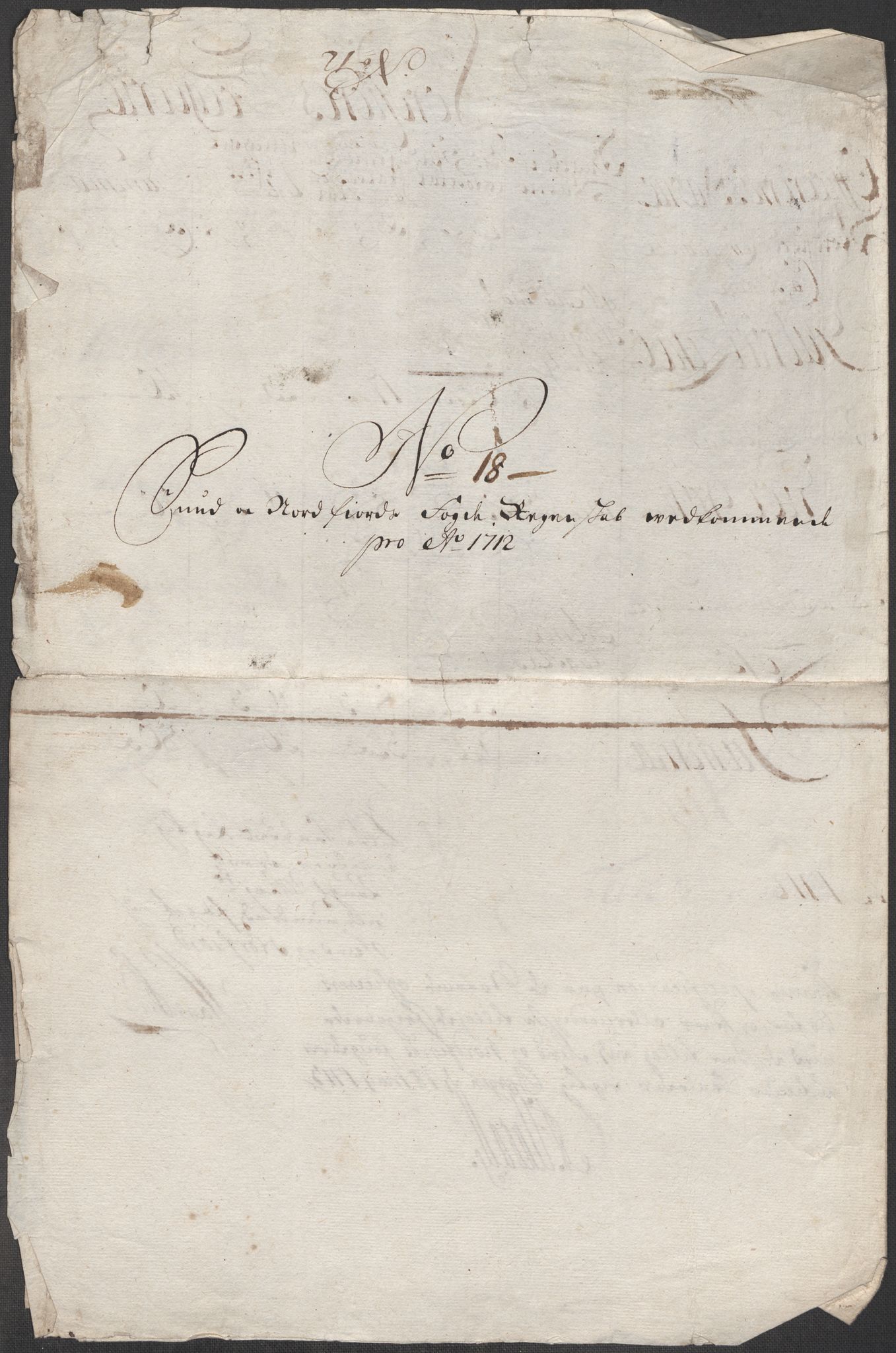 Rentekammeret inntil 1814, Reviderte regnskaper, Fogderegnskap, RA/EA-4092/R53/L3435: Fogderegnskap Sunn- og Nordfjord, 1712, p. 244