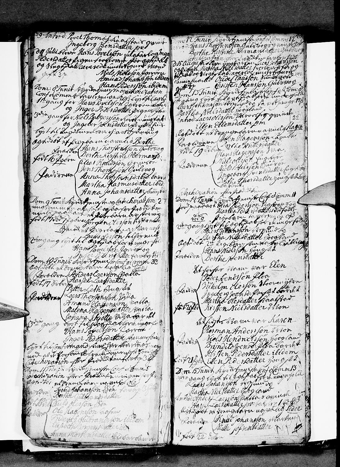 Ministerialprotokoller, klokkerbøker og fødselsregistre - Nordland, SAT/A-1459/816/L0237: Parish register (official) no. 816A03, 1757-1776, p. 39-40